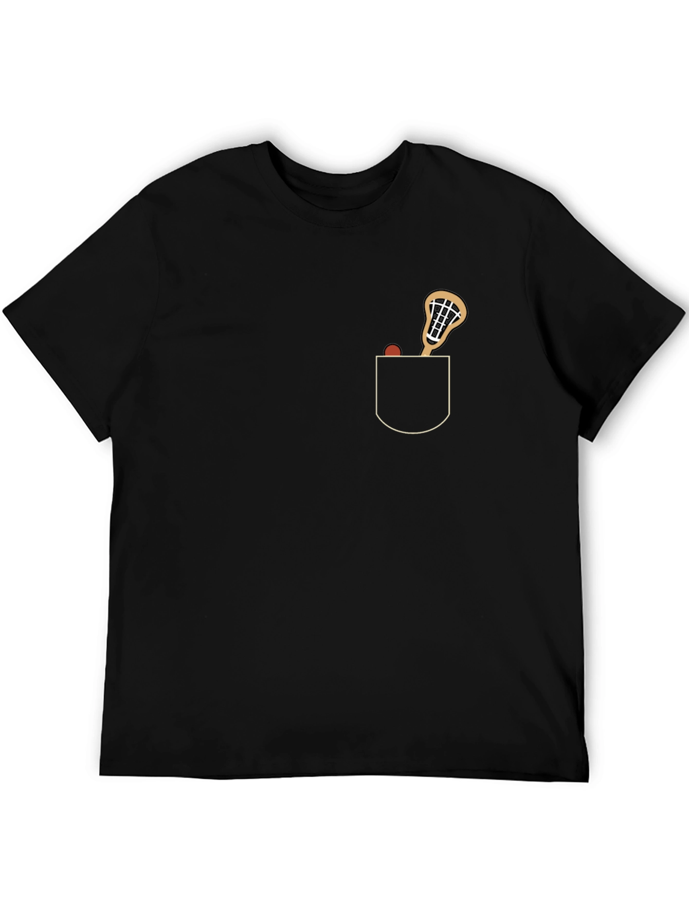 Lacrosse Pocket Graphic Tee - Cool Casual Style