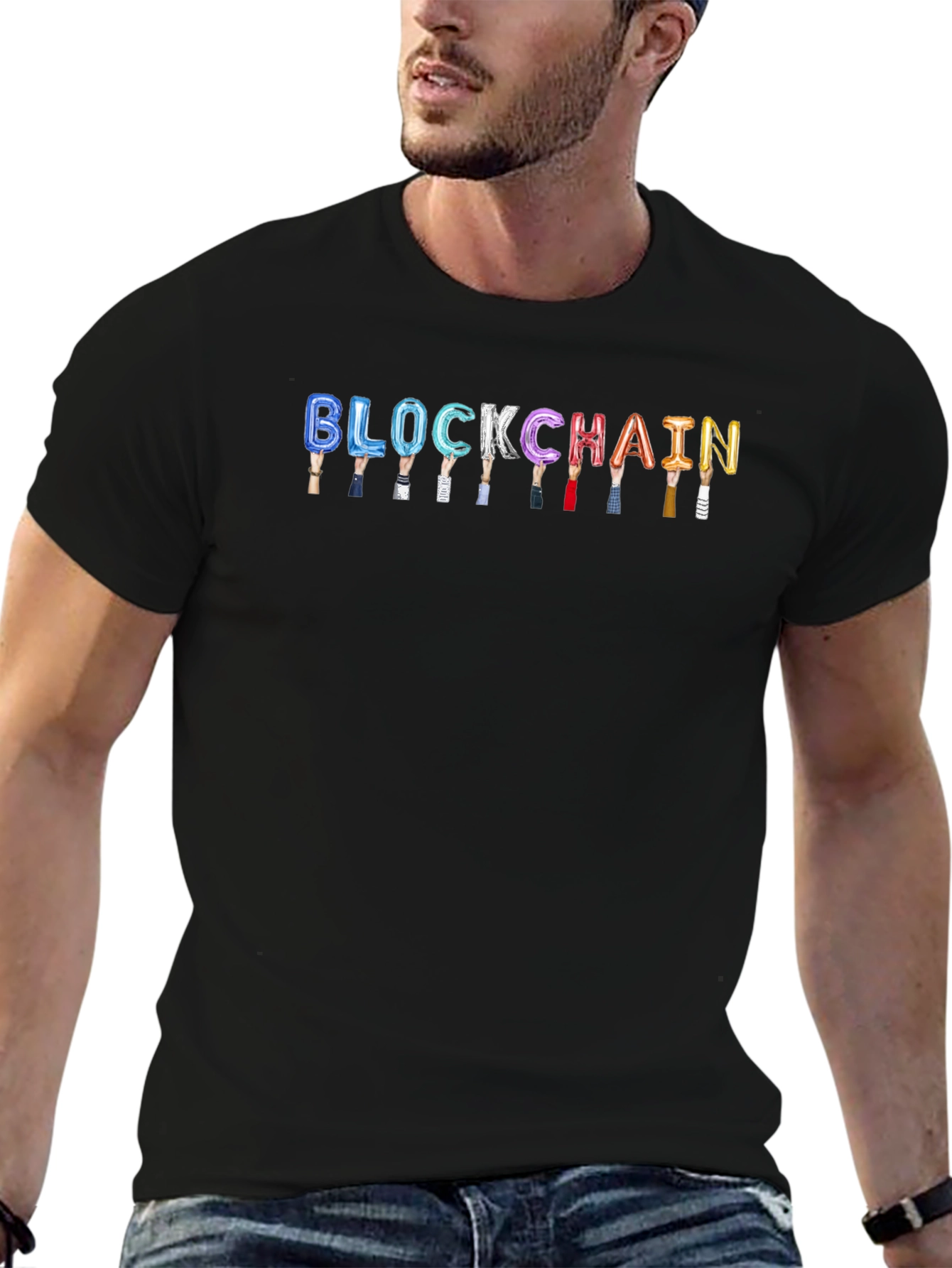 Blockchain Balloon T-Shirt - Crypto Enthusiast Apparel