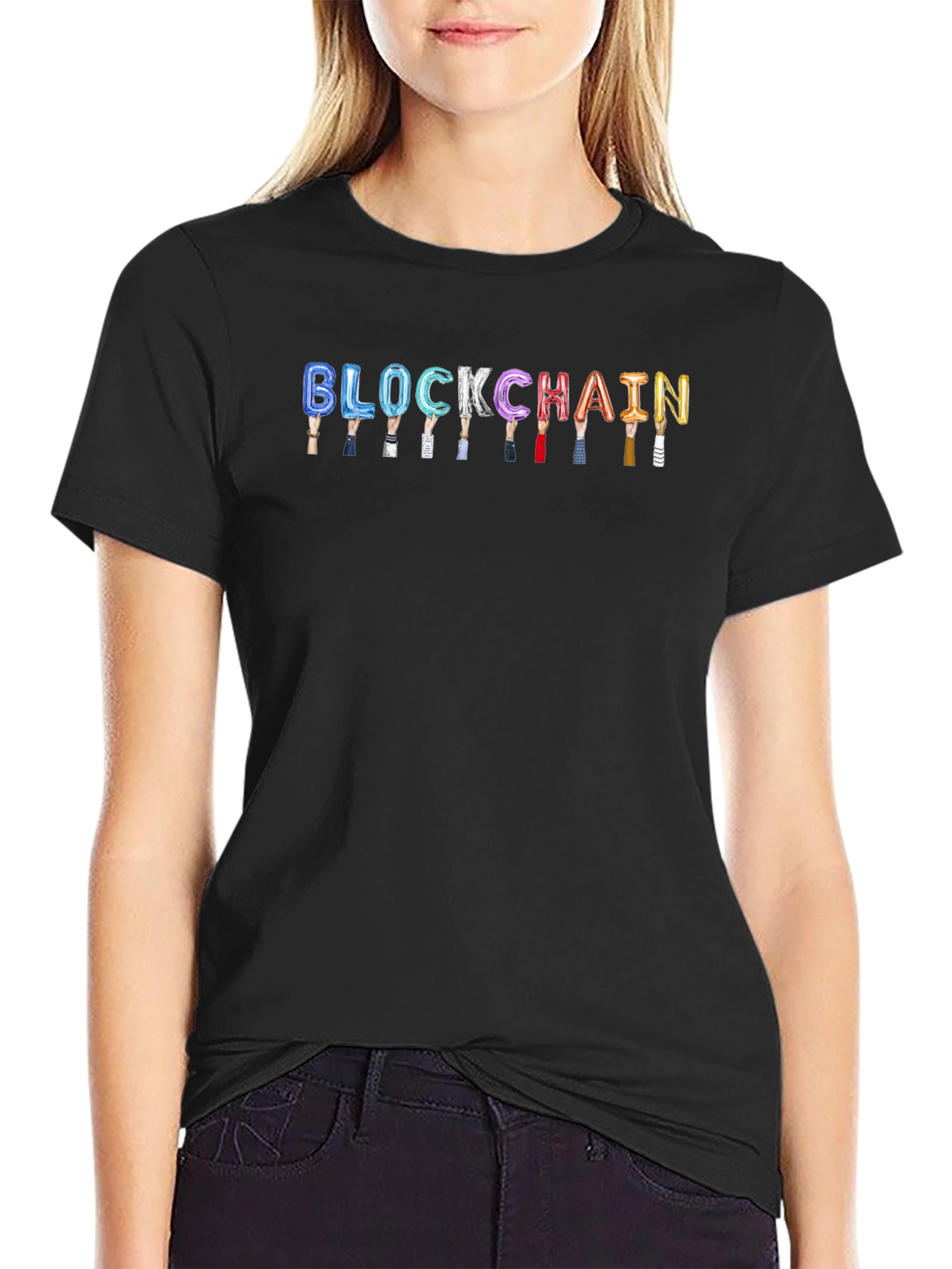 Blockchain Balloon T-Shirt - Crypto Enthusiast Apparel