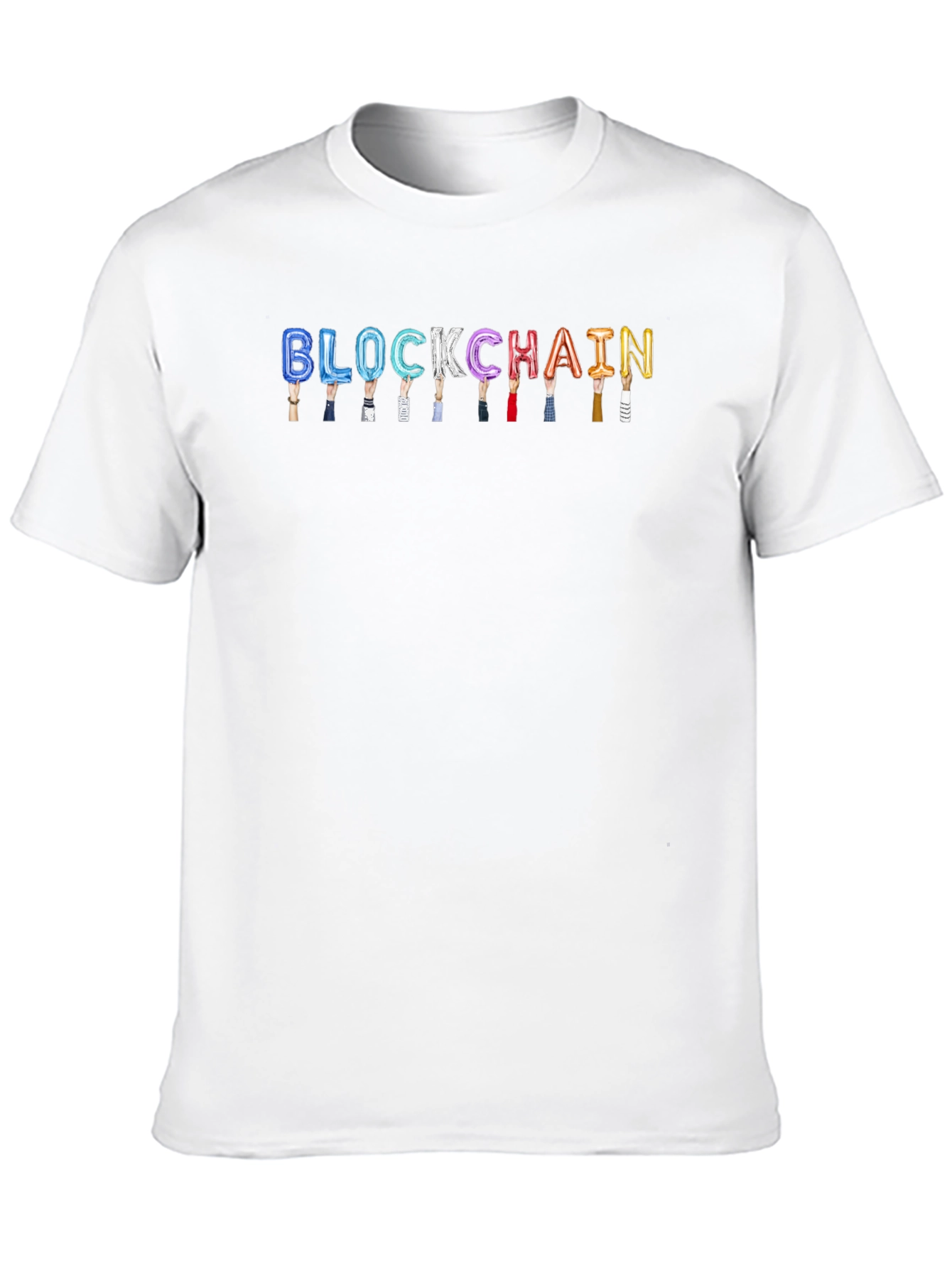 Blockchain Balloon T-Shirt - Crypto Enthusiast Apparel