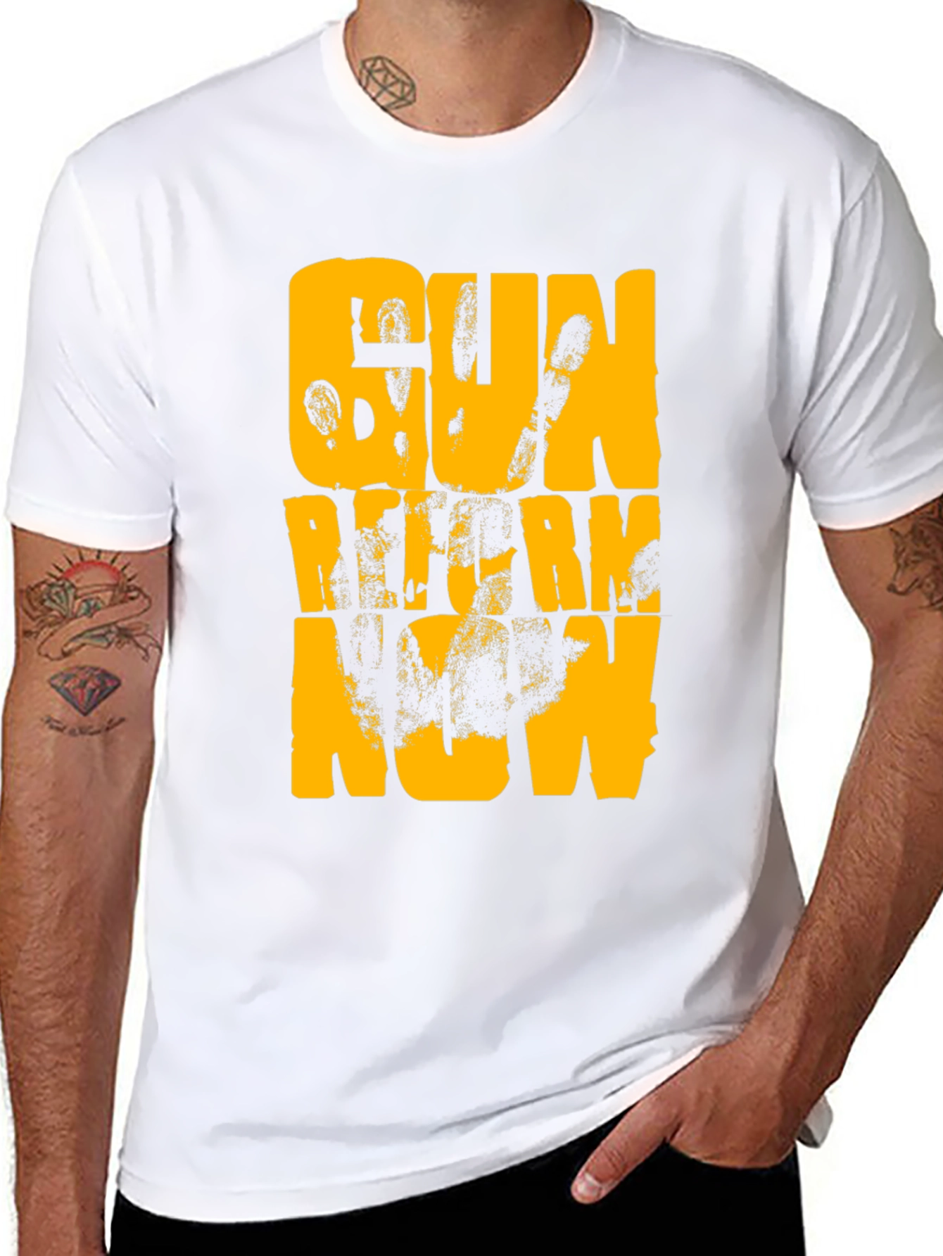Gun Reform Now Black T-Shirt