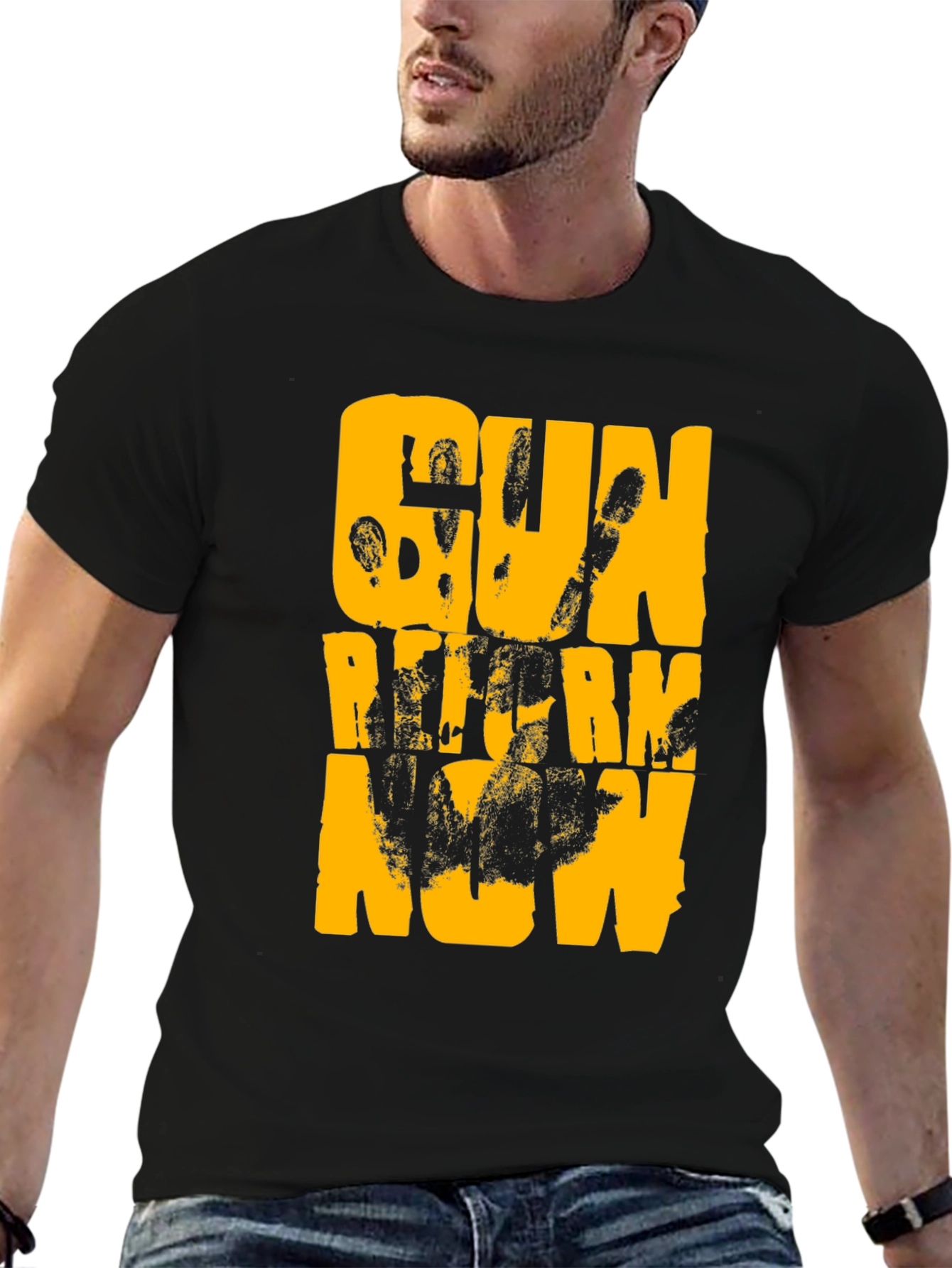Gun Reform Now Black T-Shirt
