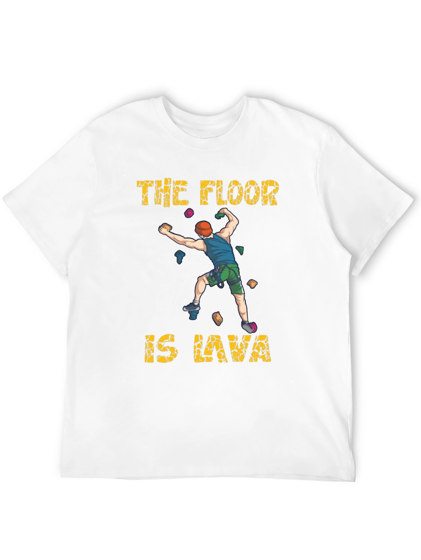 The Floor is Lava Climbing Graphic T-Shirt