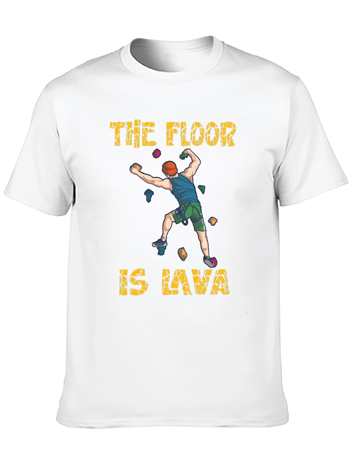 The Floor is Lava Climbing Graphic T-Shirt