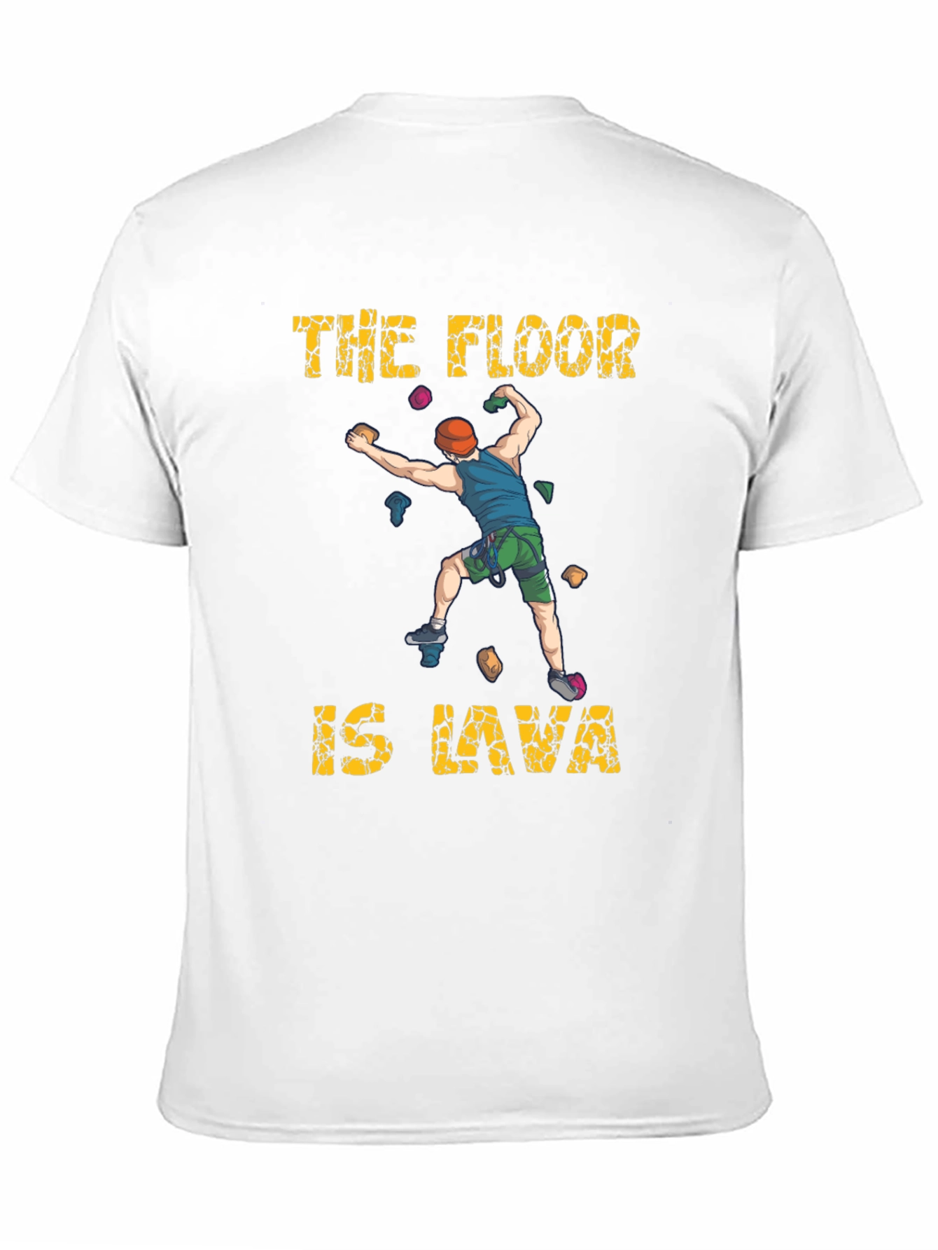 The Floor is Lava Climbing Graphic T-Shirt