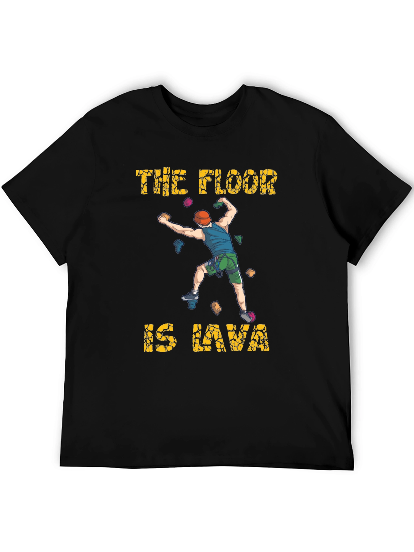 The Floor is Lava Climbing Graphic T-Shirt