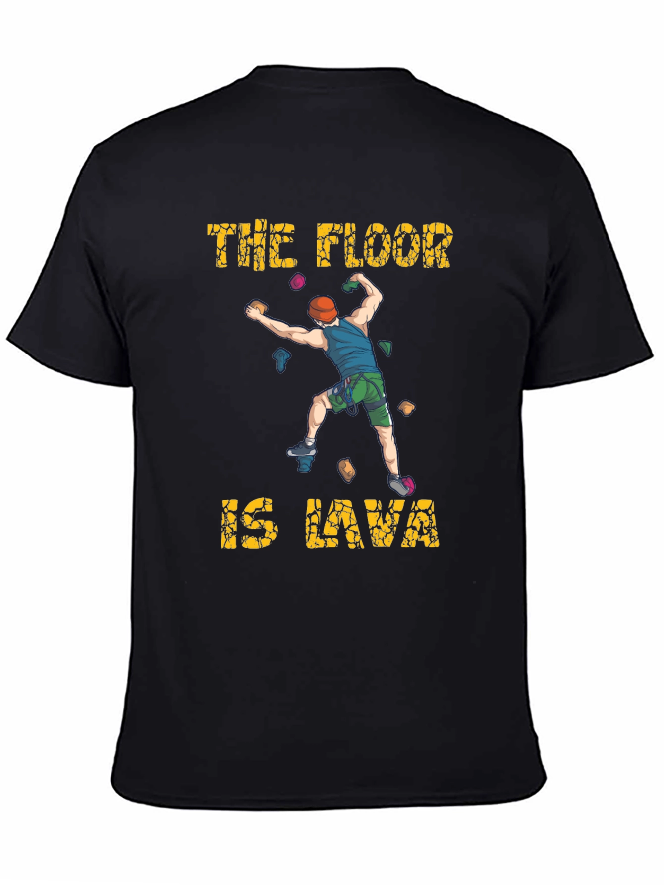 The Floor is Lava Climbing Graphic T-Shirt