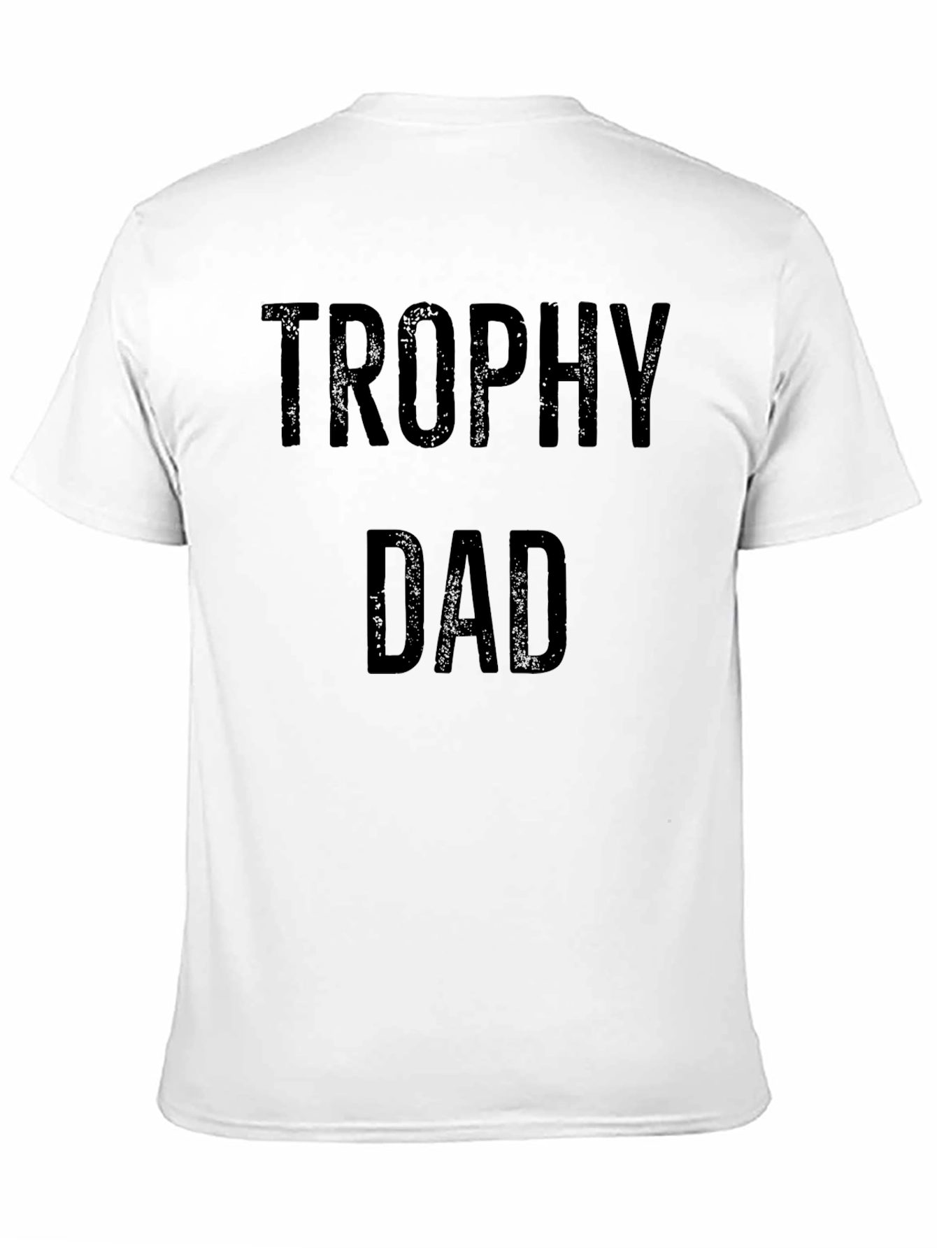 Trophy Dad Graphic Tee - Black Cotton T-Shirt