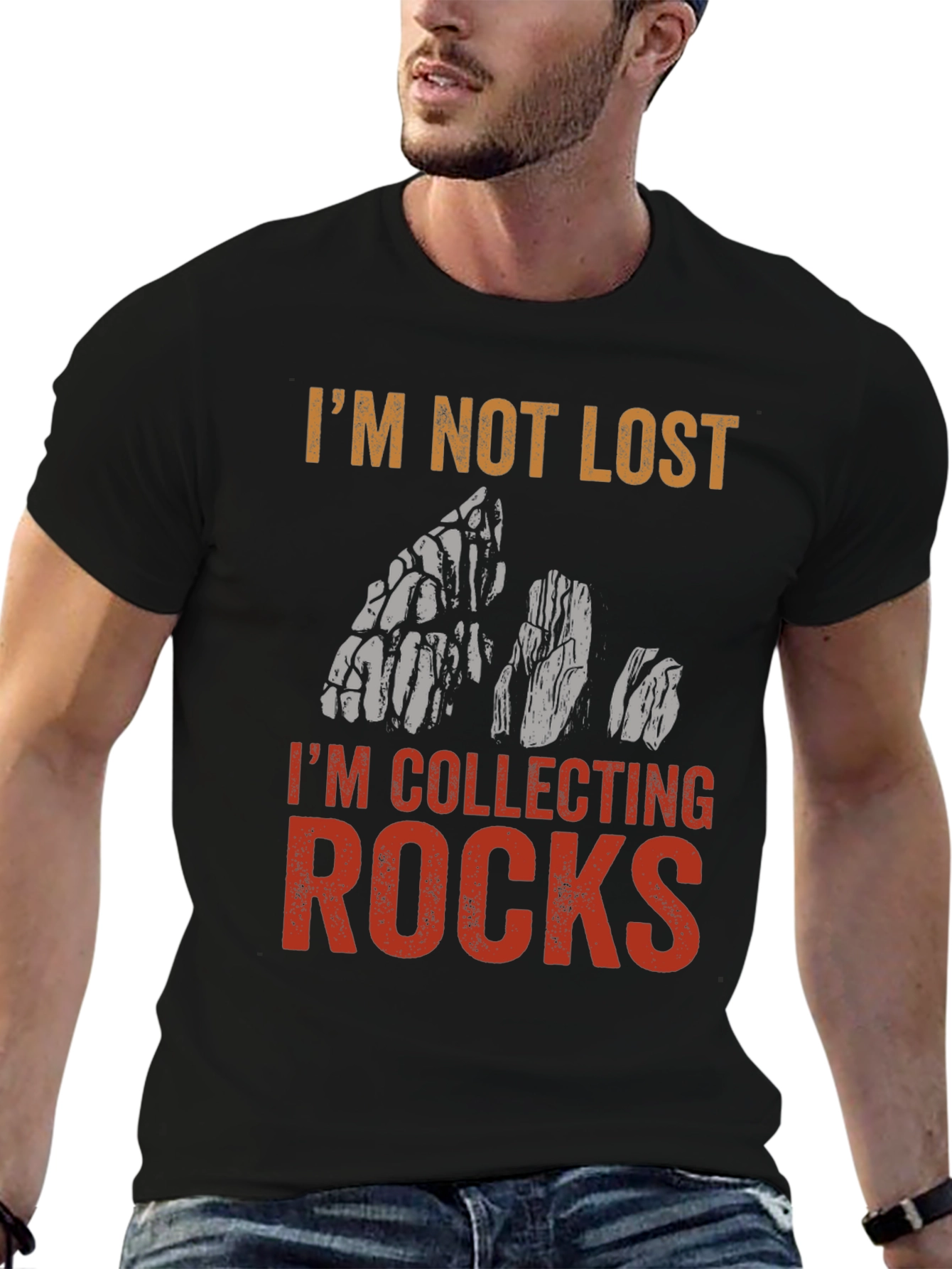 Im Not Lost Im Collecting Rocks T-Shirt