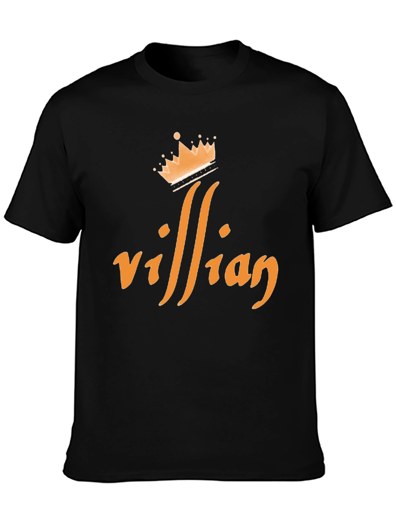Villain Crown Graphic T-Shirt - Black