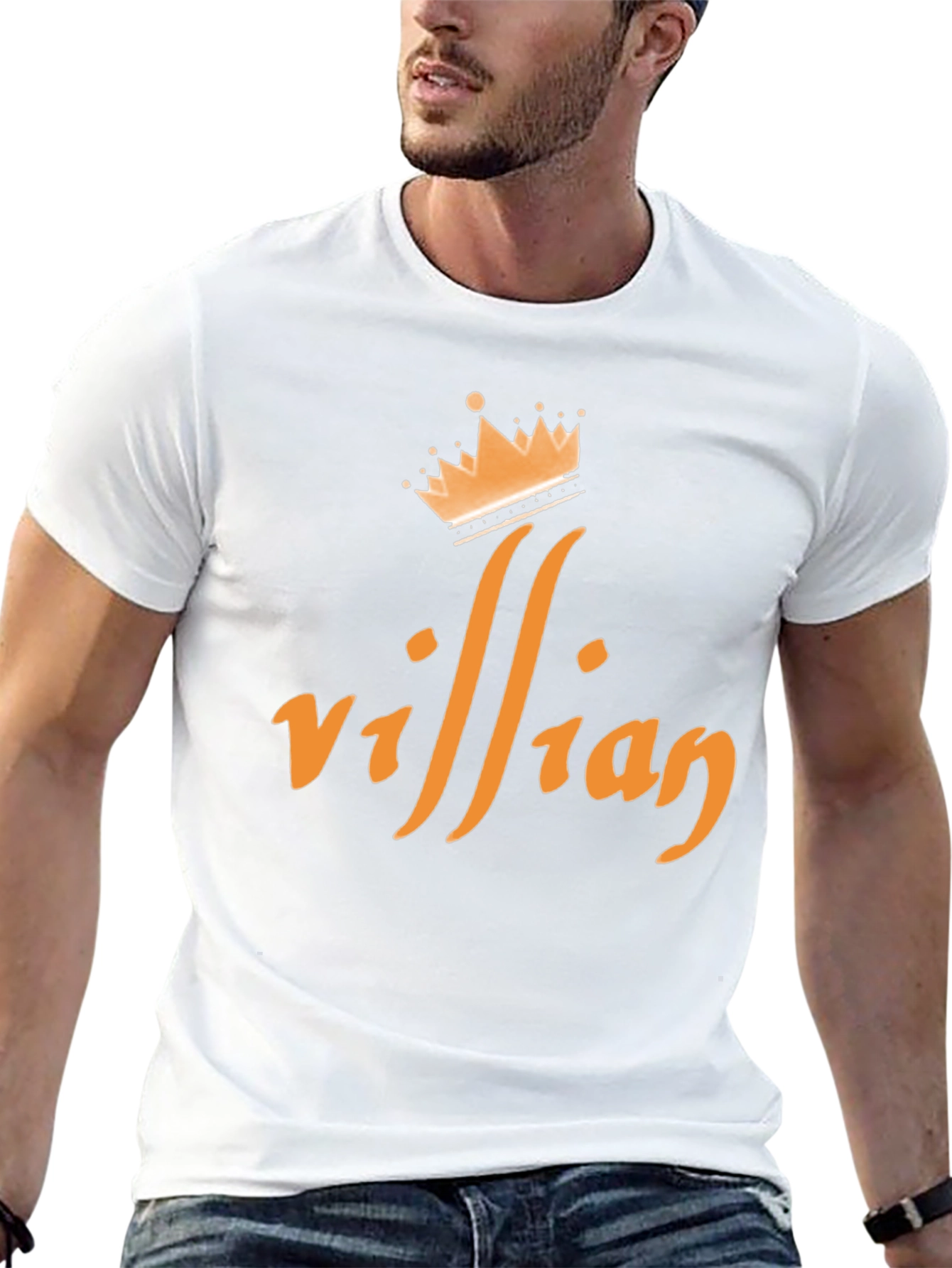 Villain Crown Graphic T-Shirt - Black