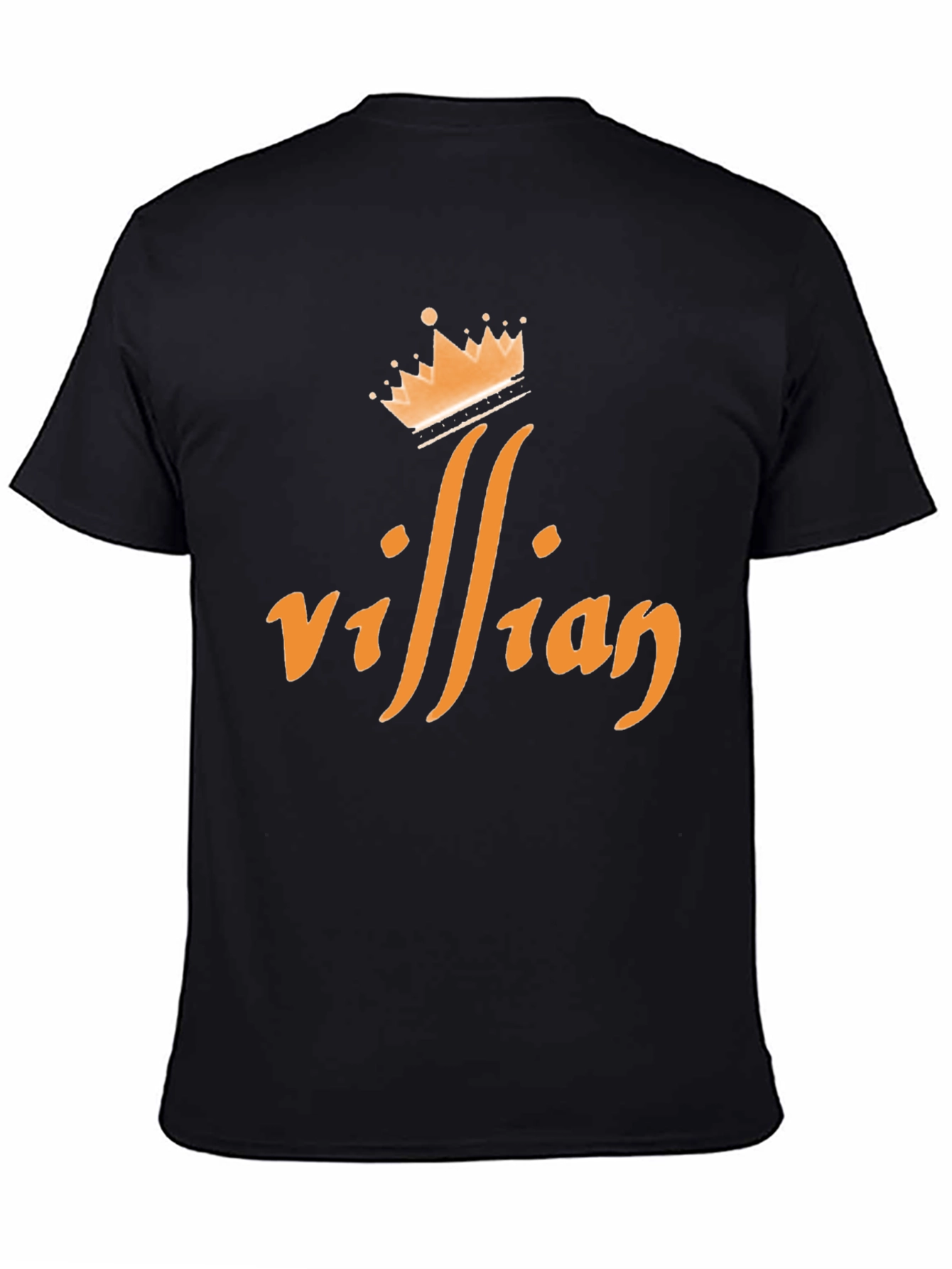 Villain Crown Graphic T-Shirt - Black