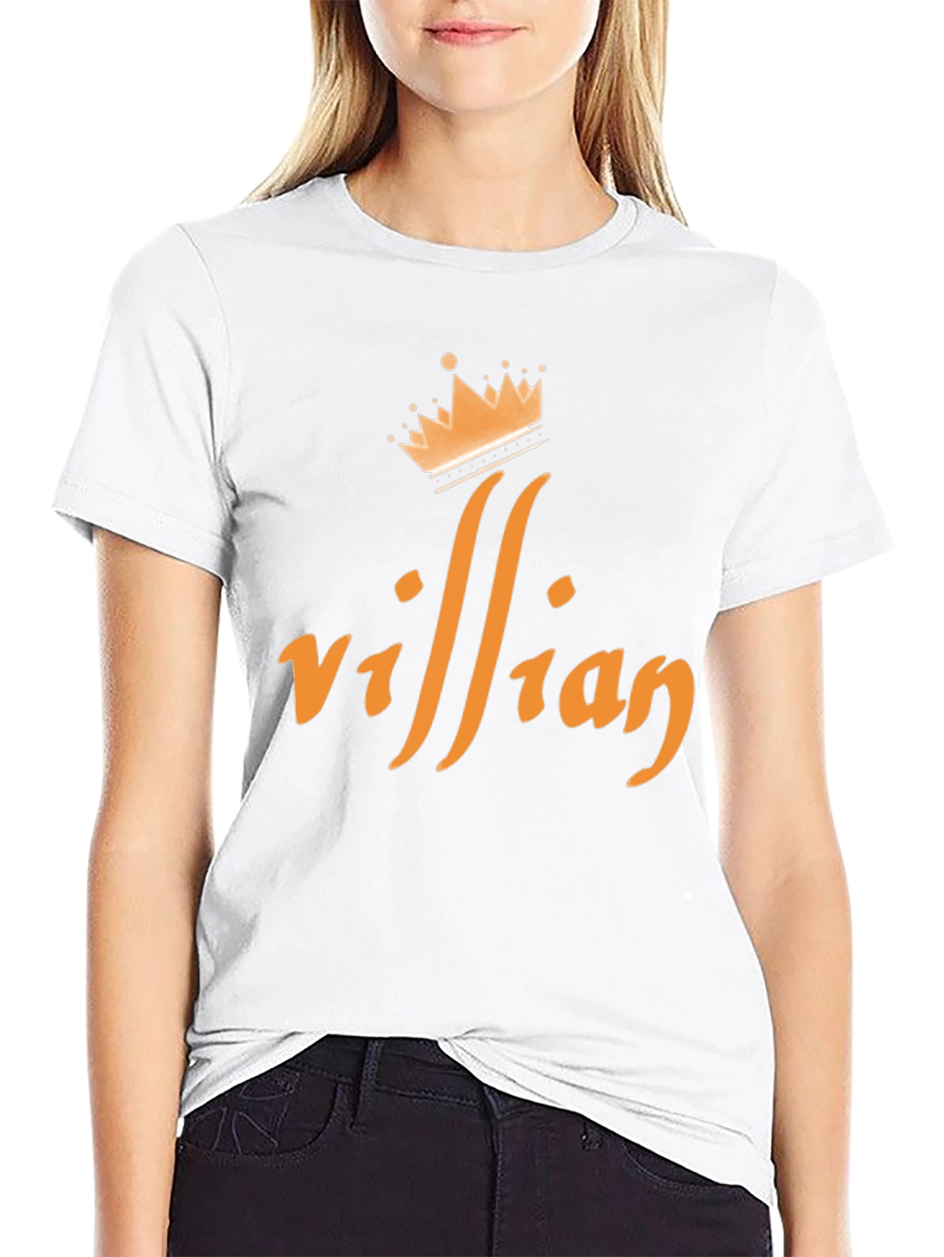 Villain Crown Graphic T-Shirt - Black