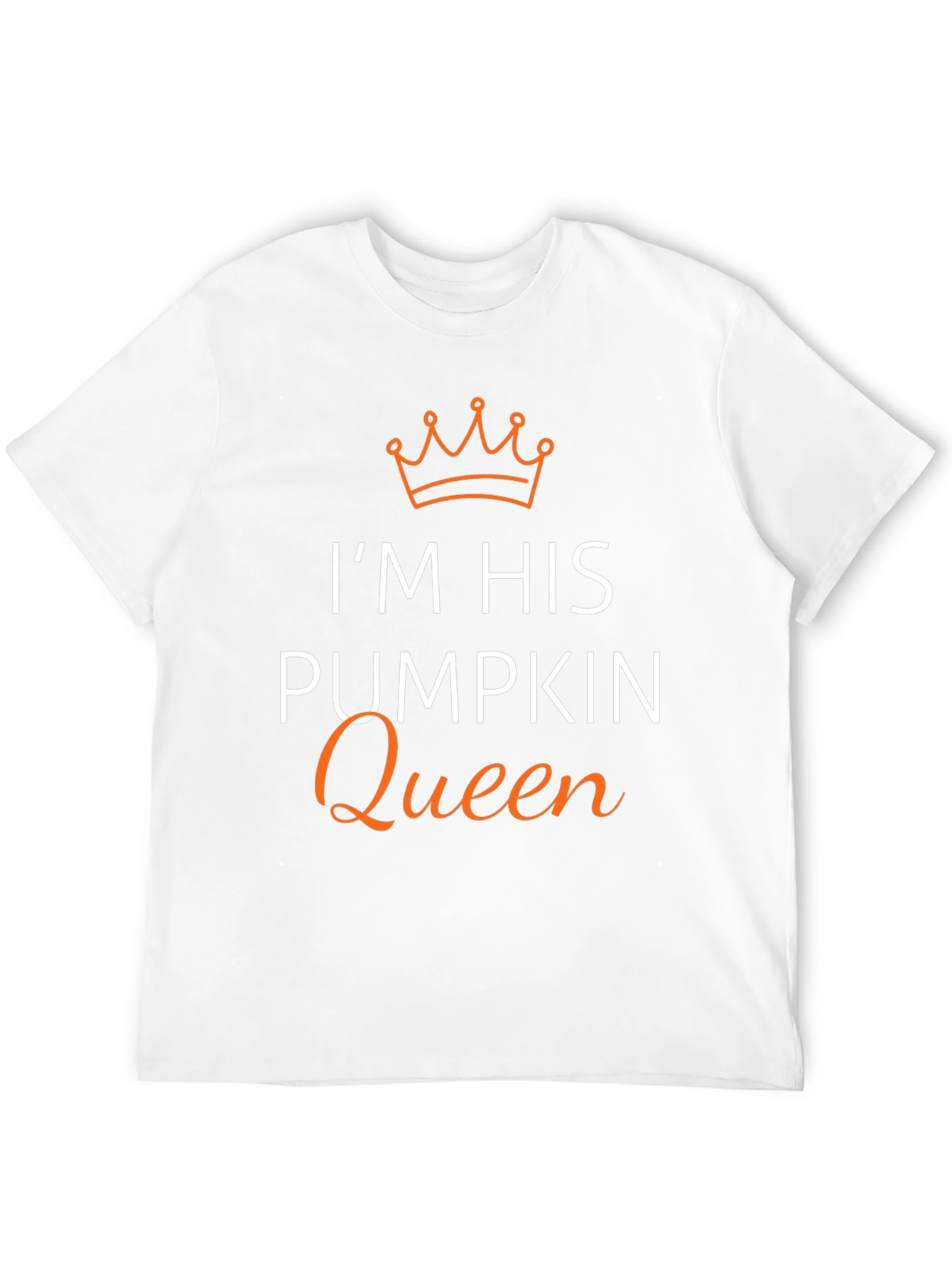 Im His Pumpkin Queen T-Shirt - Halloween Couple Shirt