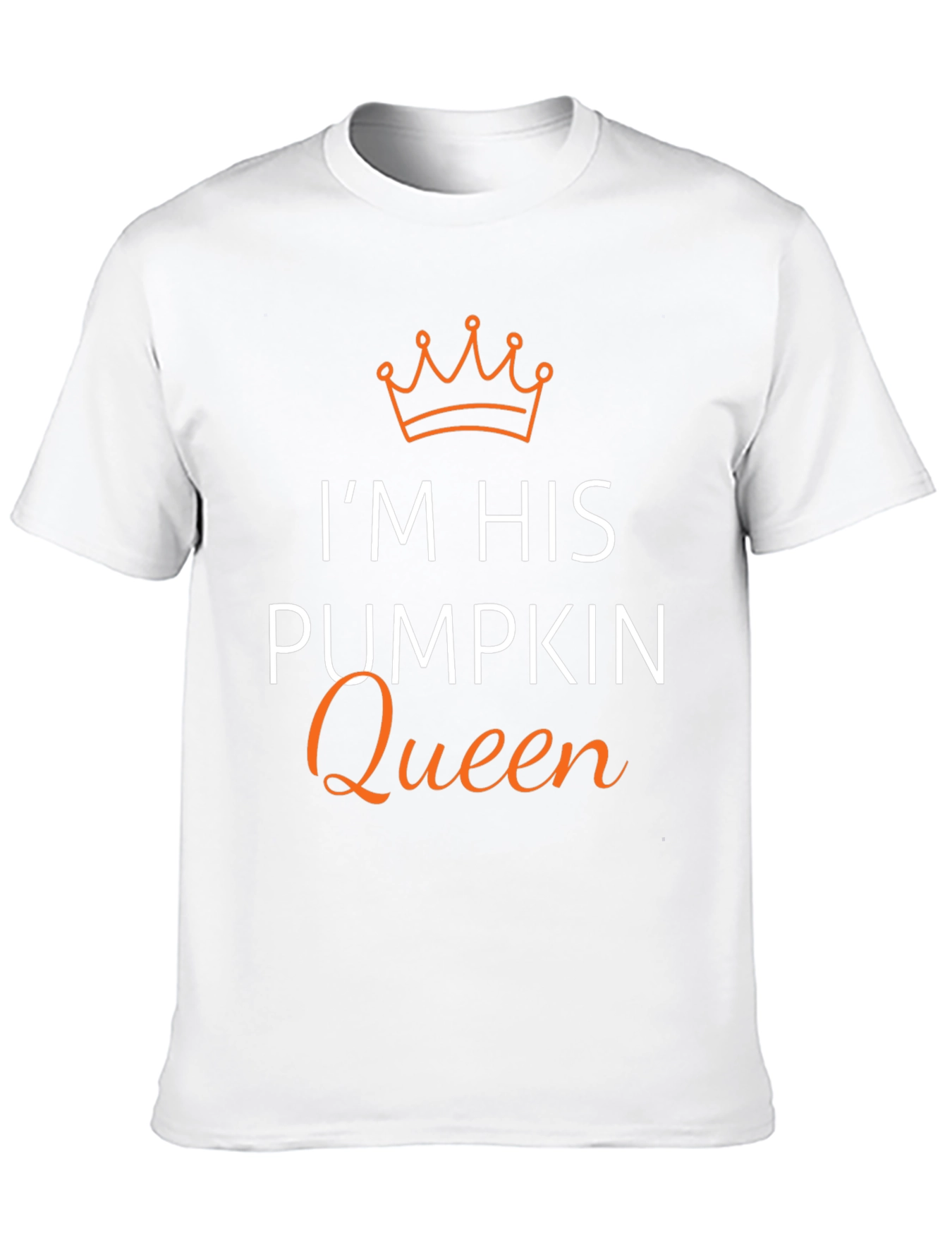 Im His Pumpkin Queen T-Shirt - Halloween Couple Shirt