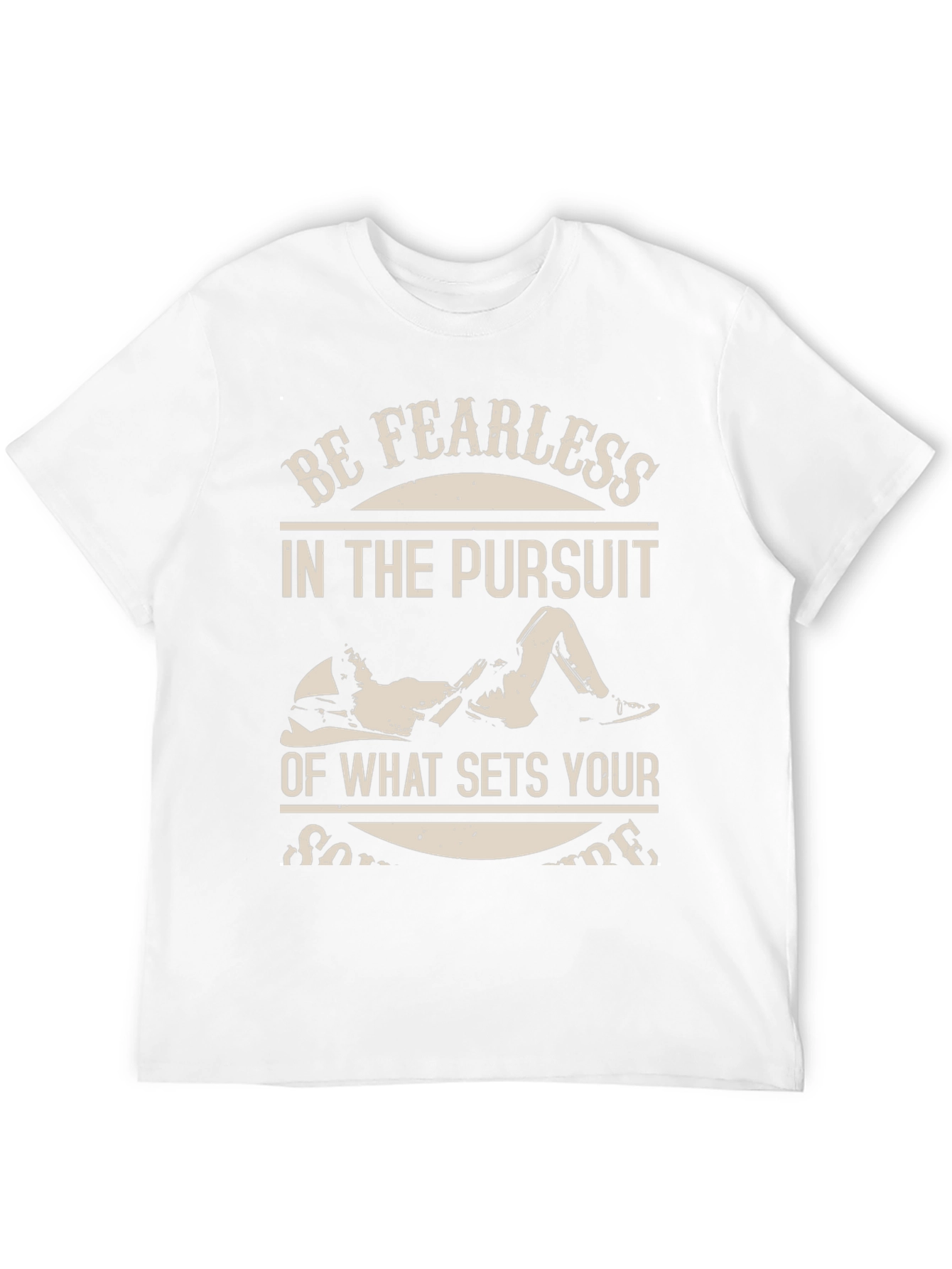 Fearless Pursuit Graphic T-Shirt - Black