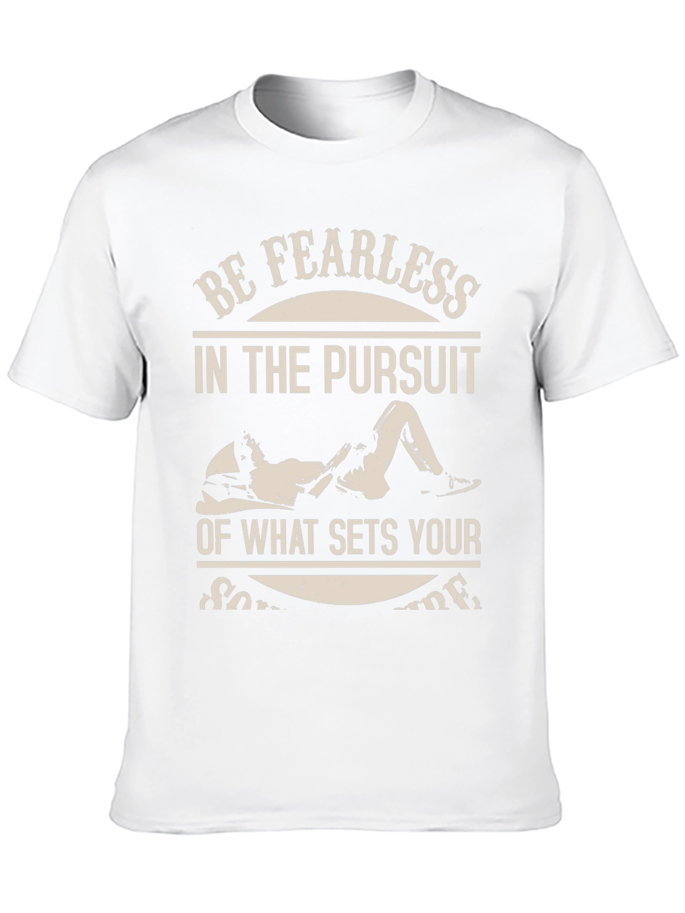 Fearless Pursuit Graphic T-Shirt - Black