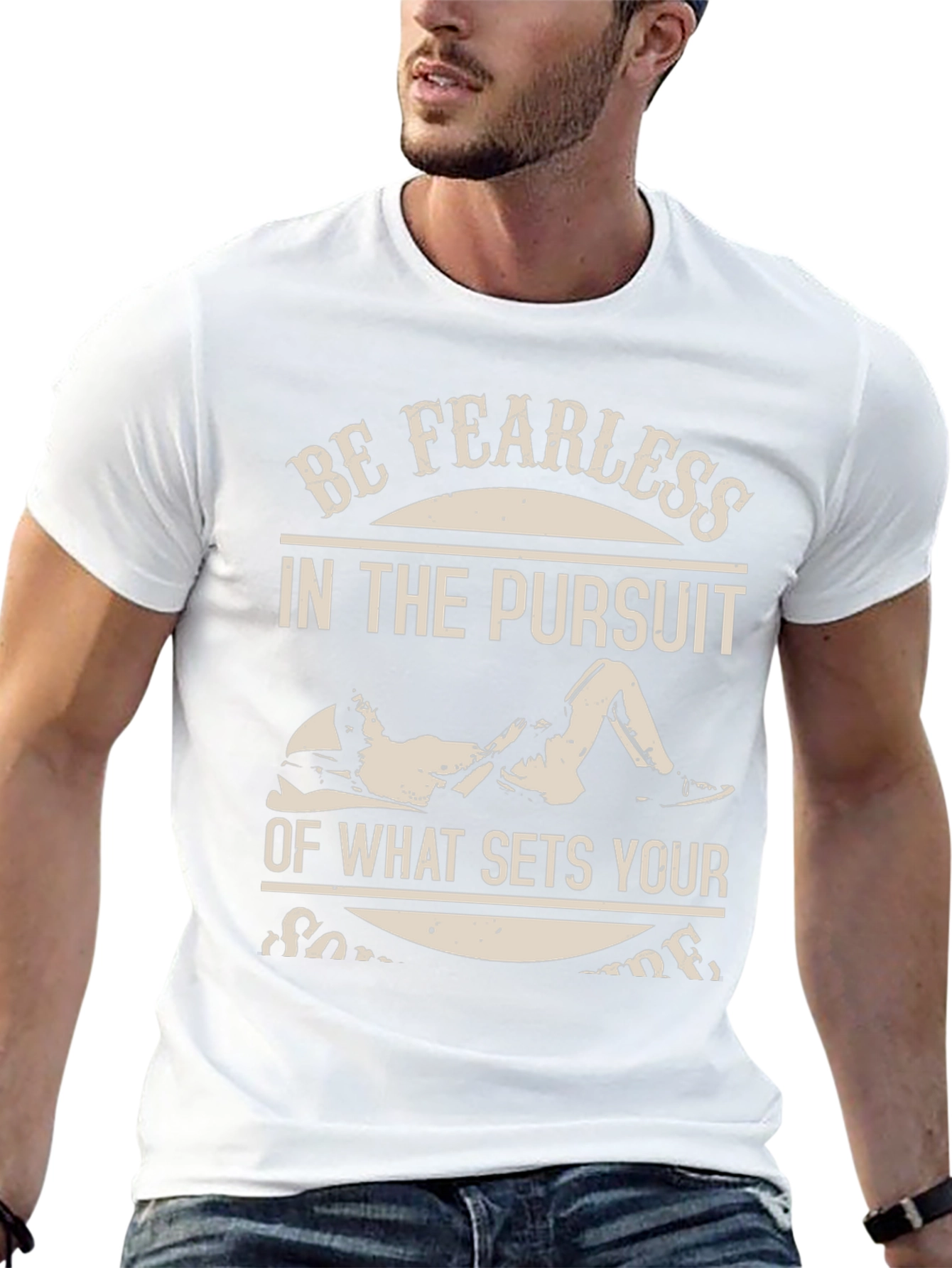 Fearless Pursuit Graphic T-Shirt - Black