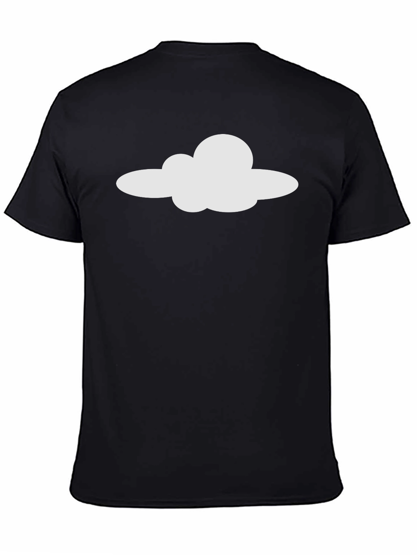 Cloud Graphic Tee - Stylish Black T-Shirt