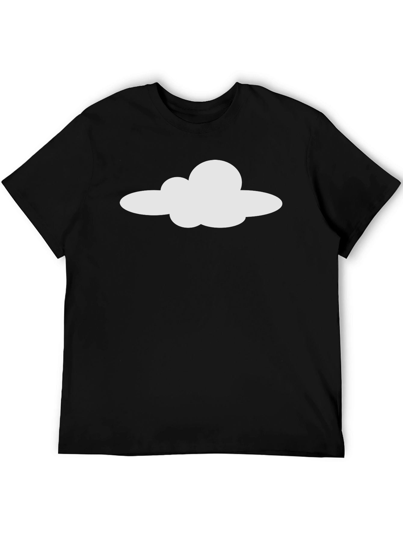 Cloud Graphic Tee - Stylish Black T-Shirt