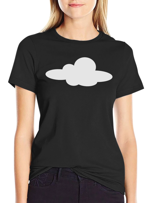 Cloud Graphic Tee - Stylish Black T-Shirt