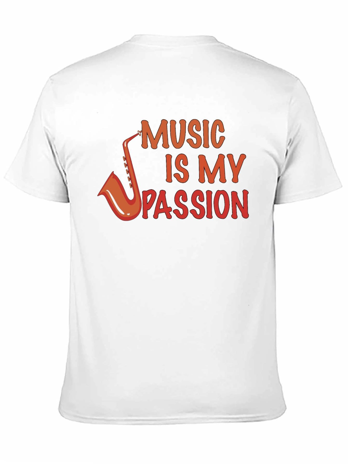 Music Is My Passion Black T-Shirt