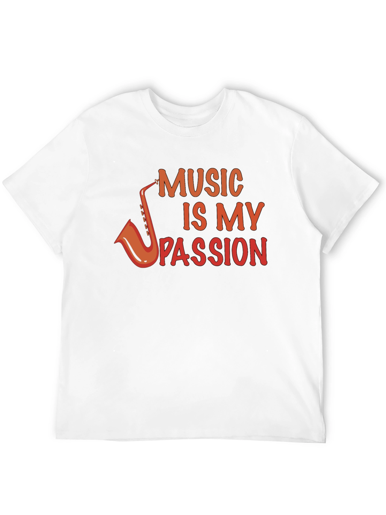Music Is My Passion Black T-Shirt