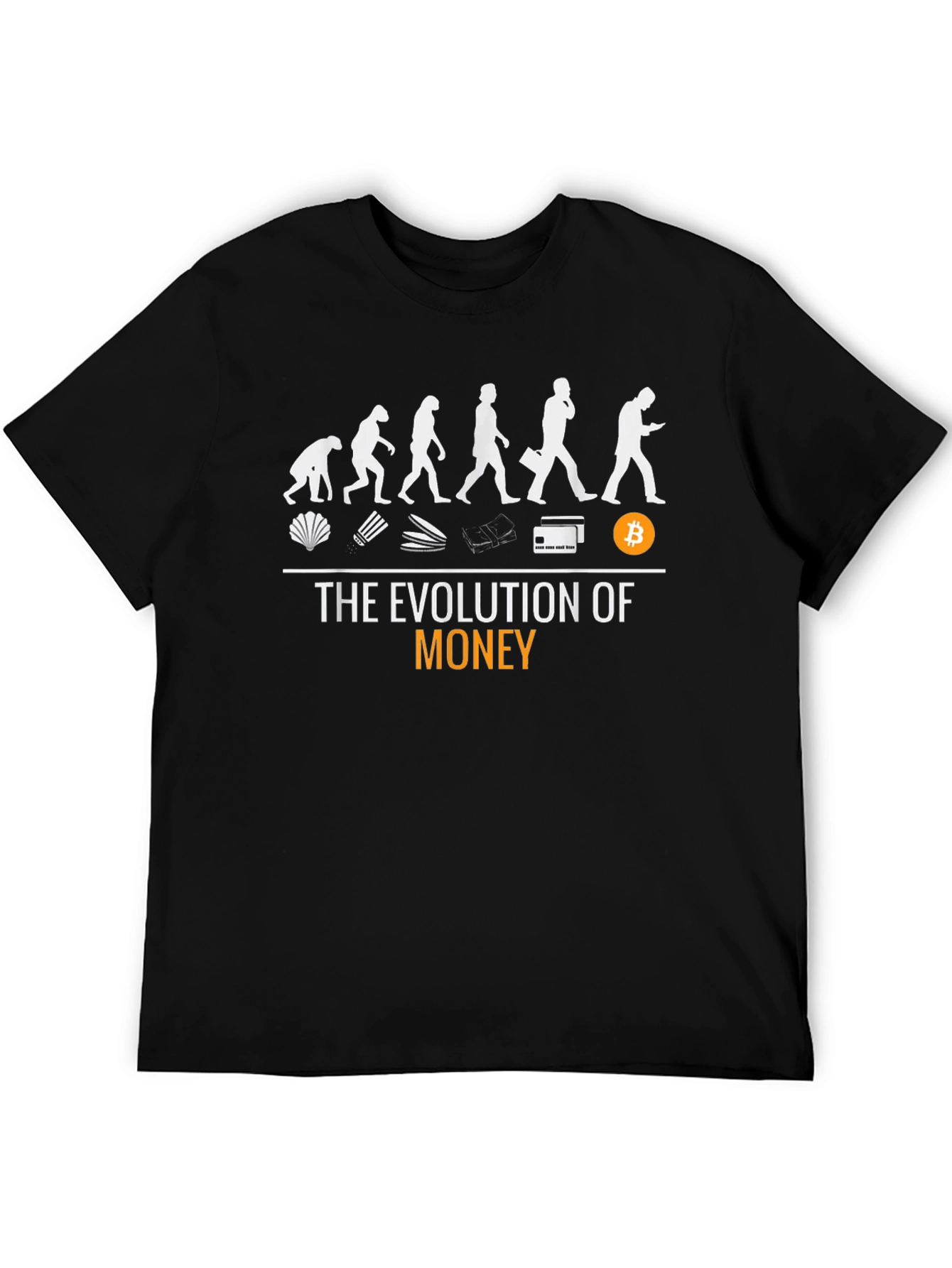 Evolution of Money Bitcoin T-Shirt