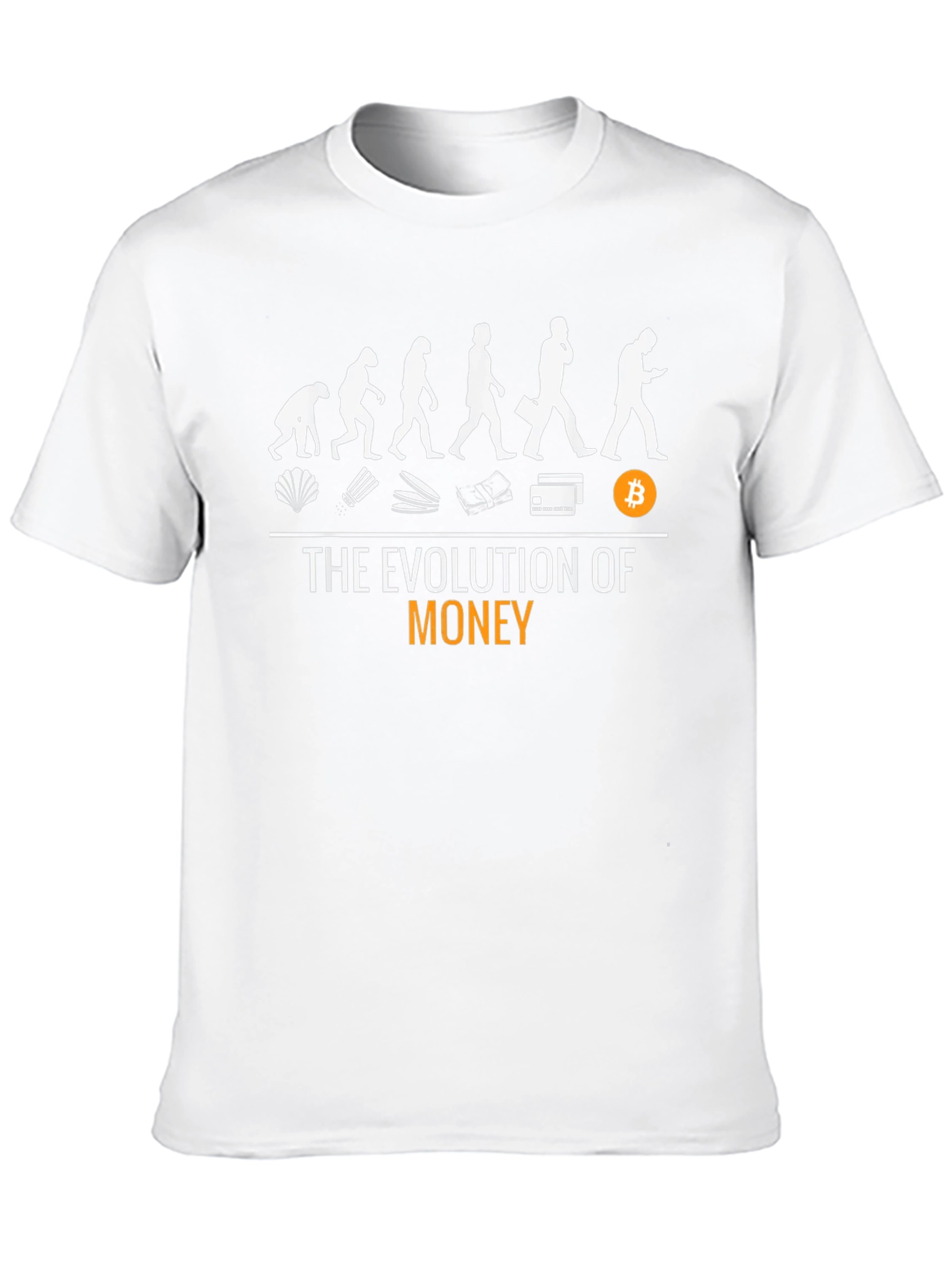 Evolution of Money Bitcoin T-Shirt