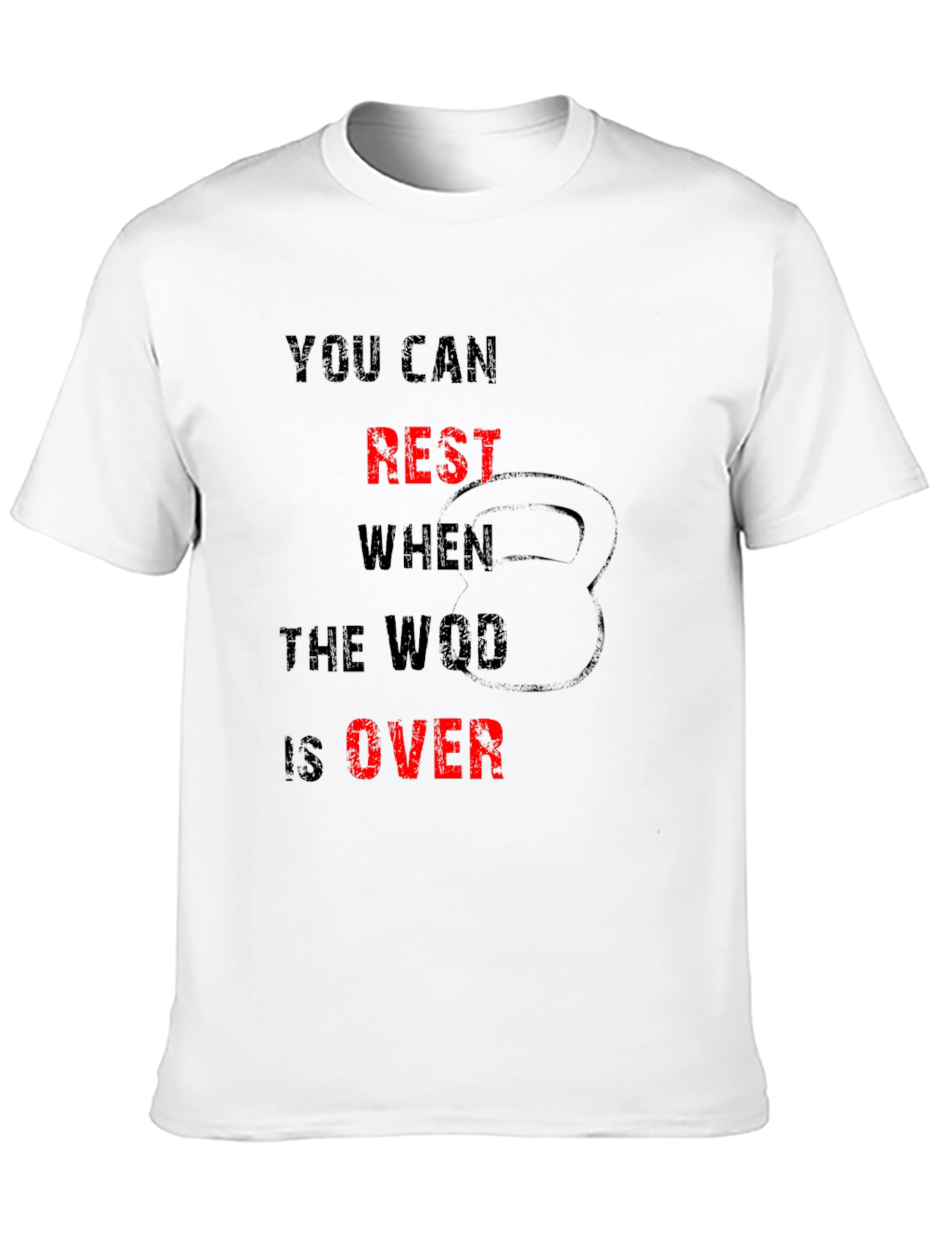 Workout Motivation Tee - Earn Your Rest
