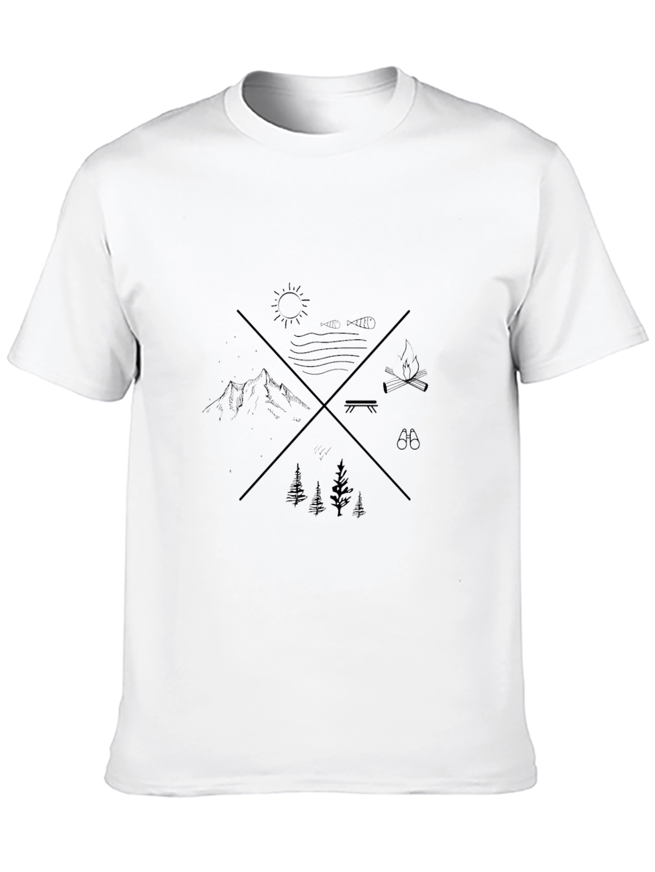 Outdoor Adventure Graphic Tee - Nature Lover T-Shirt