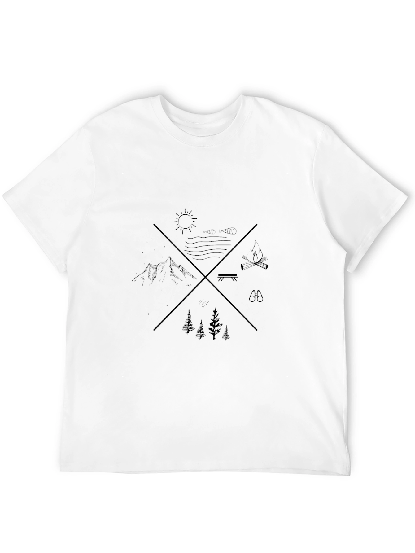 Outdoor Adventure Graphic Tee - Nature Lover T-Shirt