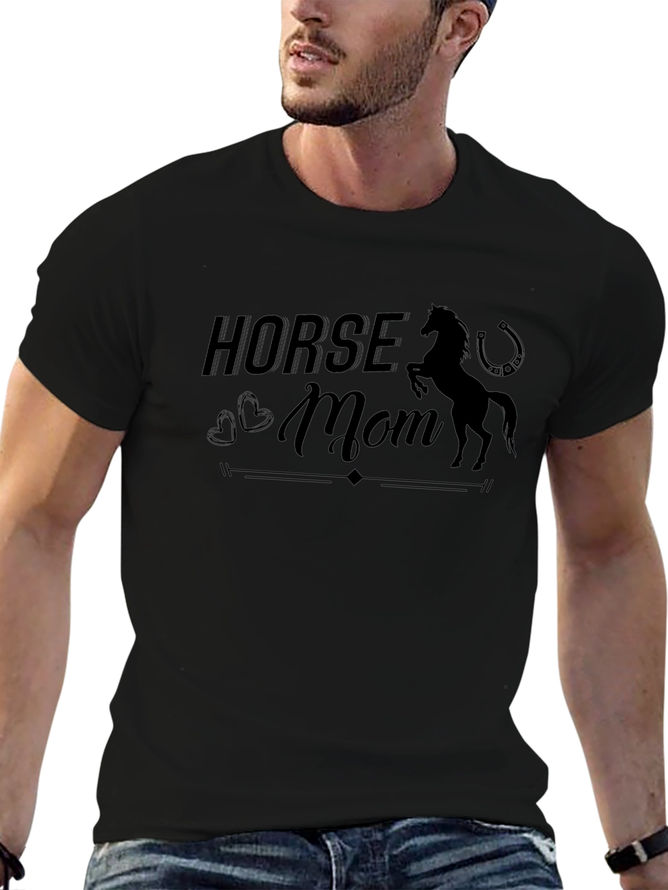 Horse Mom Graphic Tee - Equestrian Lovers Shirt