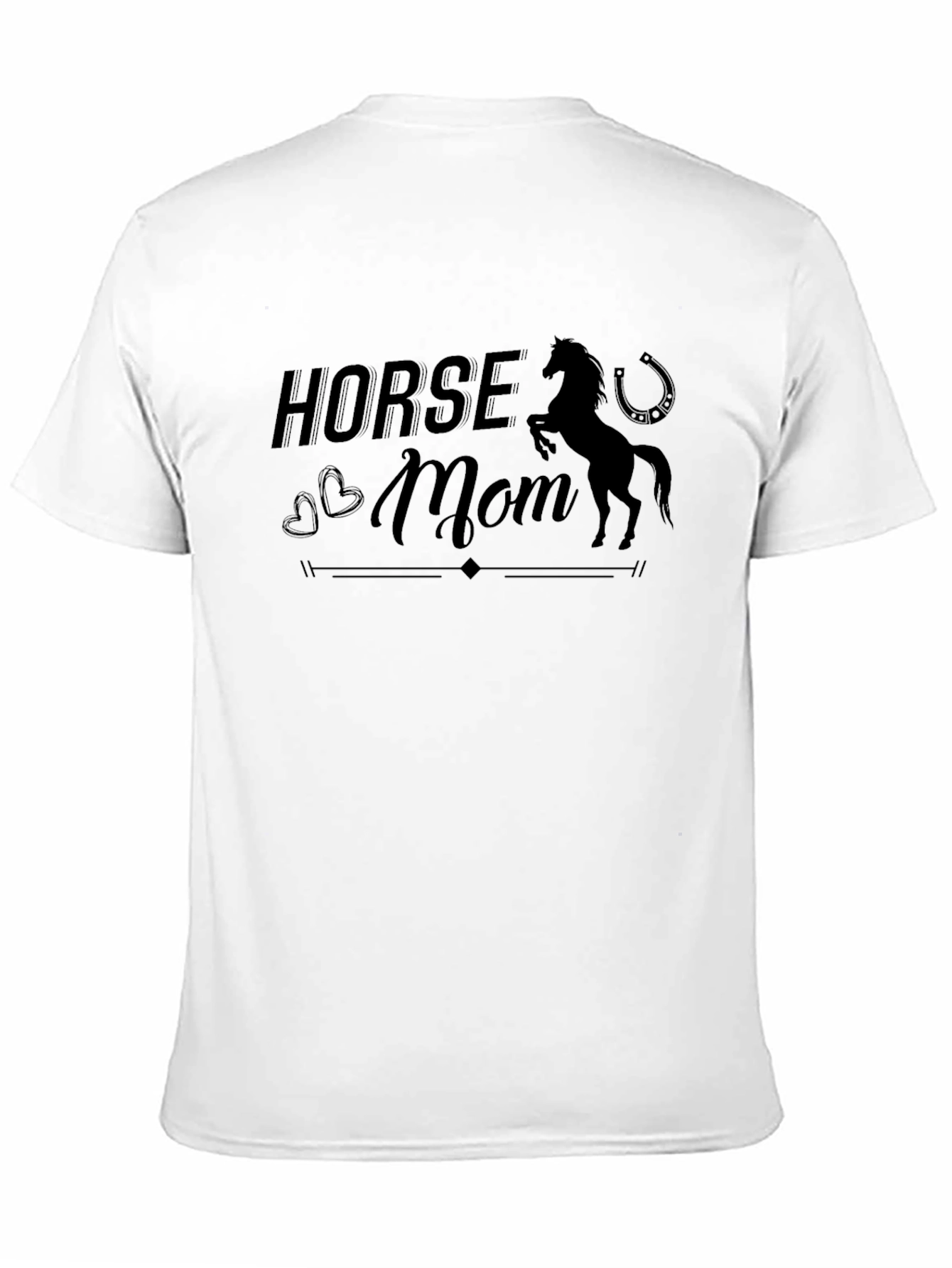 Horse Mom Graphic Tee - Equestrian Lovers Shirt