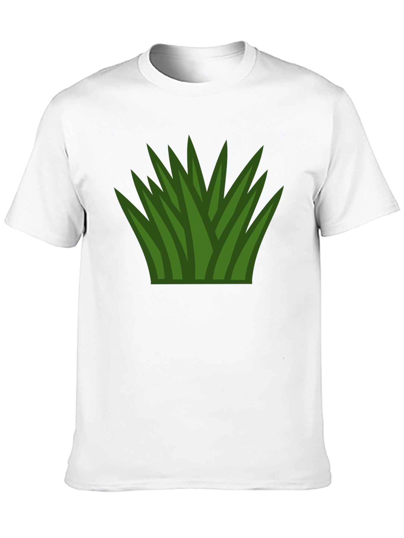 Grass Graphic T-Shirt - Black Cotton Tee