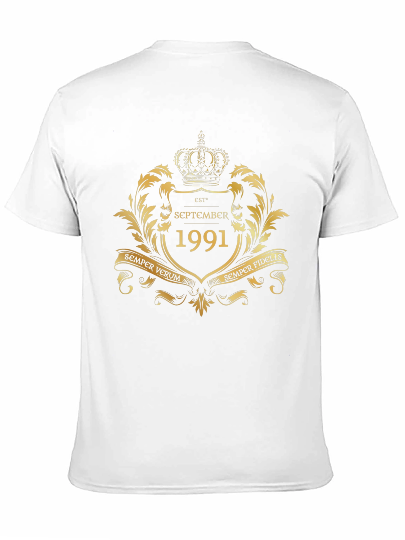 September 1991 Est. Gold Crest Graphic T-Shirt