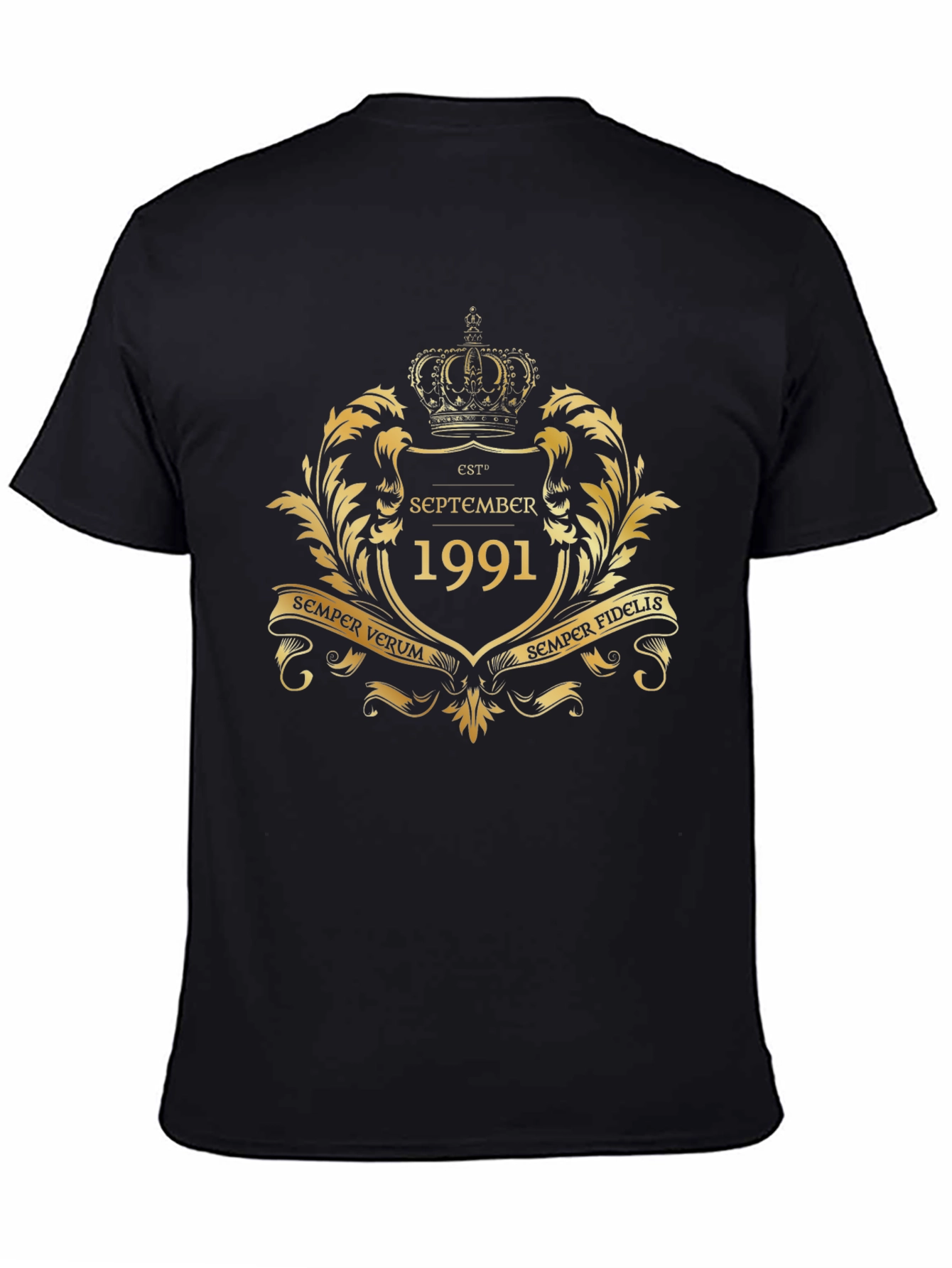 September 1991 Est. Gold Crest Graphic T-Shirt