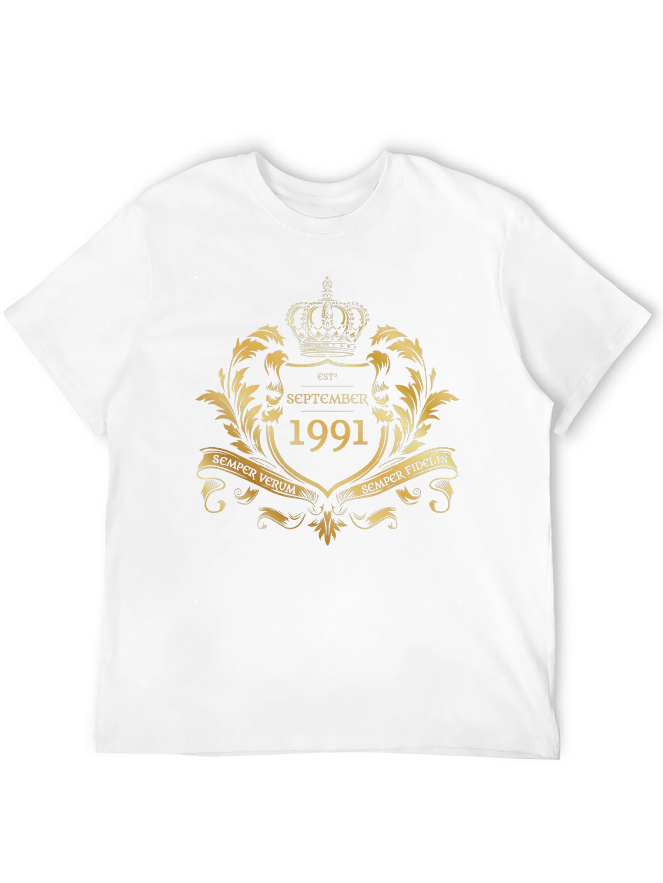 September 1991 Est. Gold Crest Graphic T-Shirt