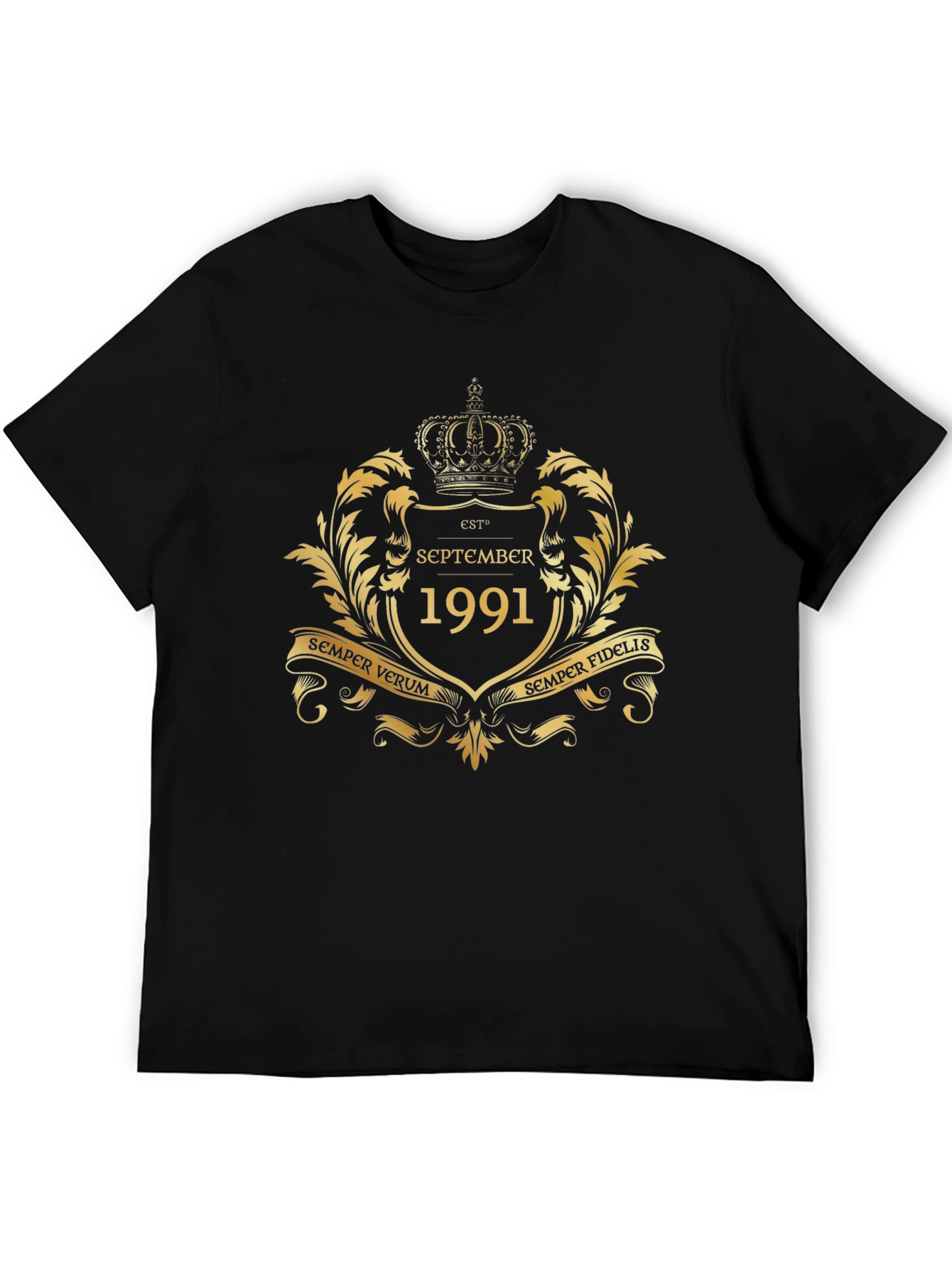 September 1991 Est. Gold Crest Graphic T-Shirt