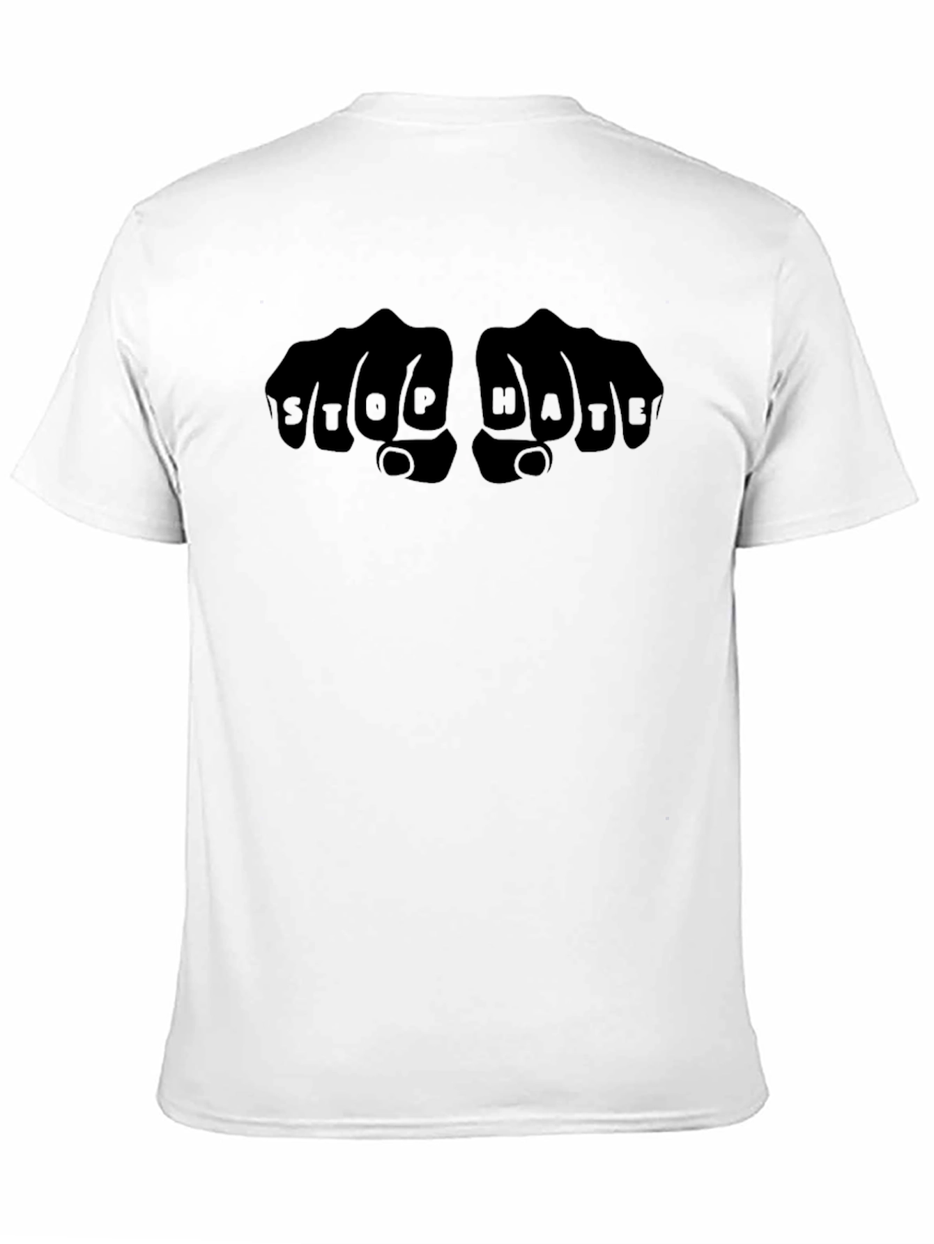 Stop Hate Fist Bump Graphic Tee - Unisex