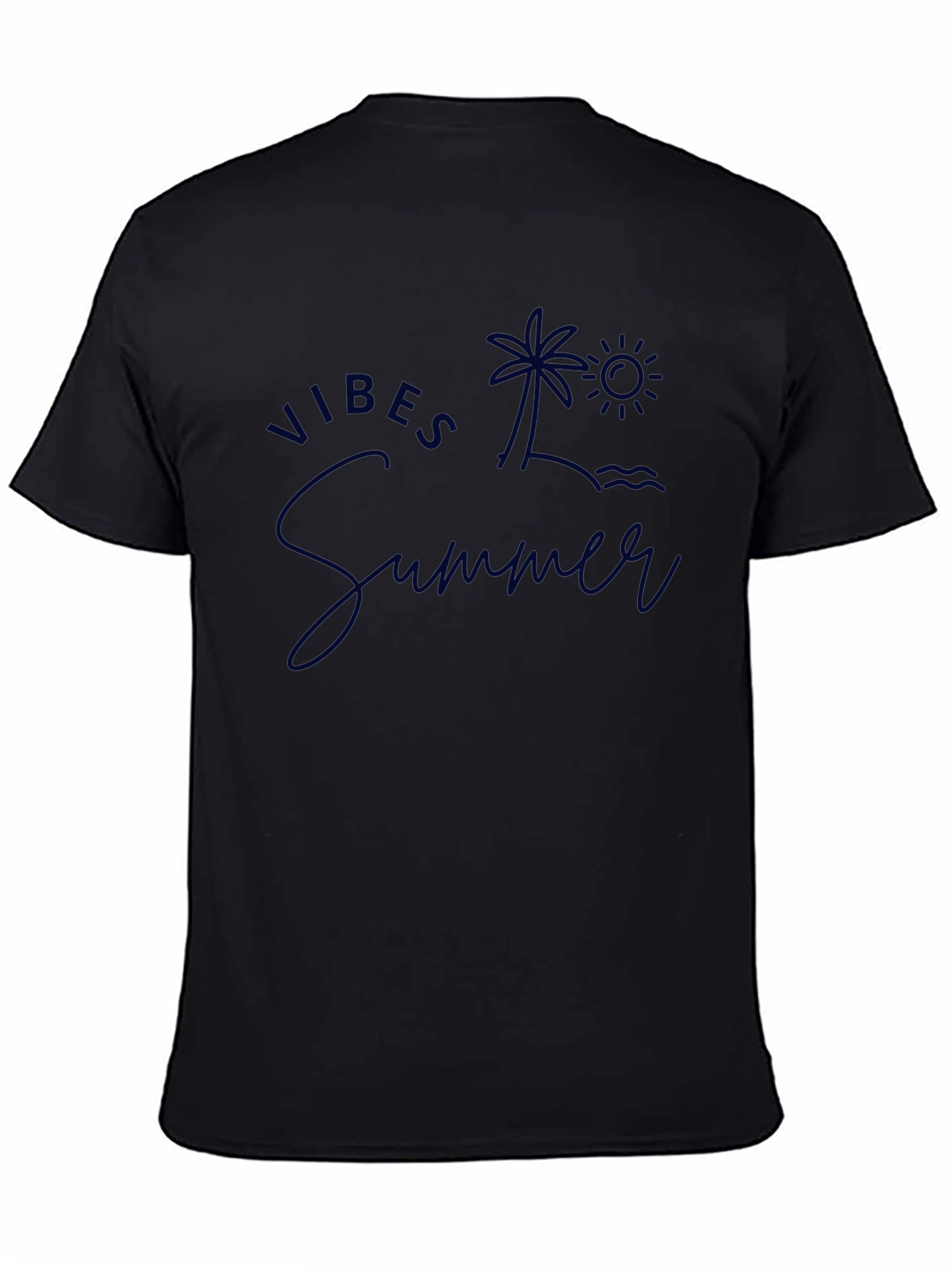 Summer Vibes Graphic Tee - Island Palm Tree