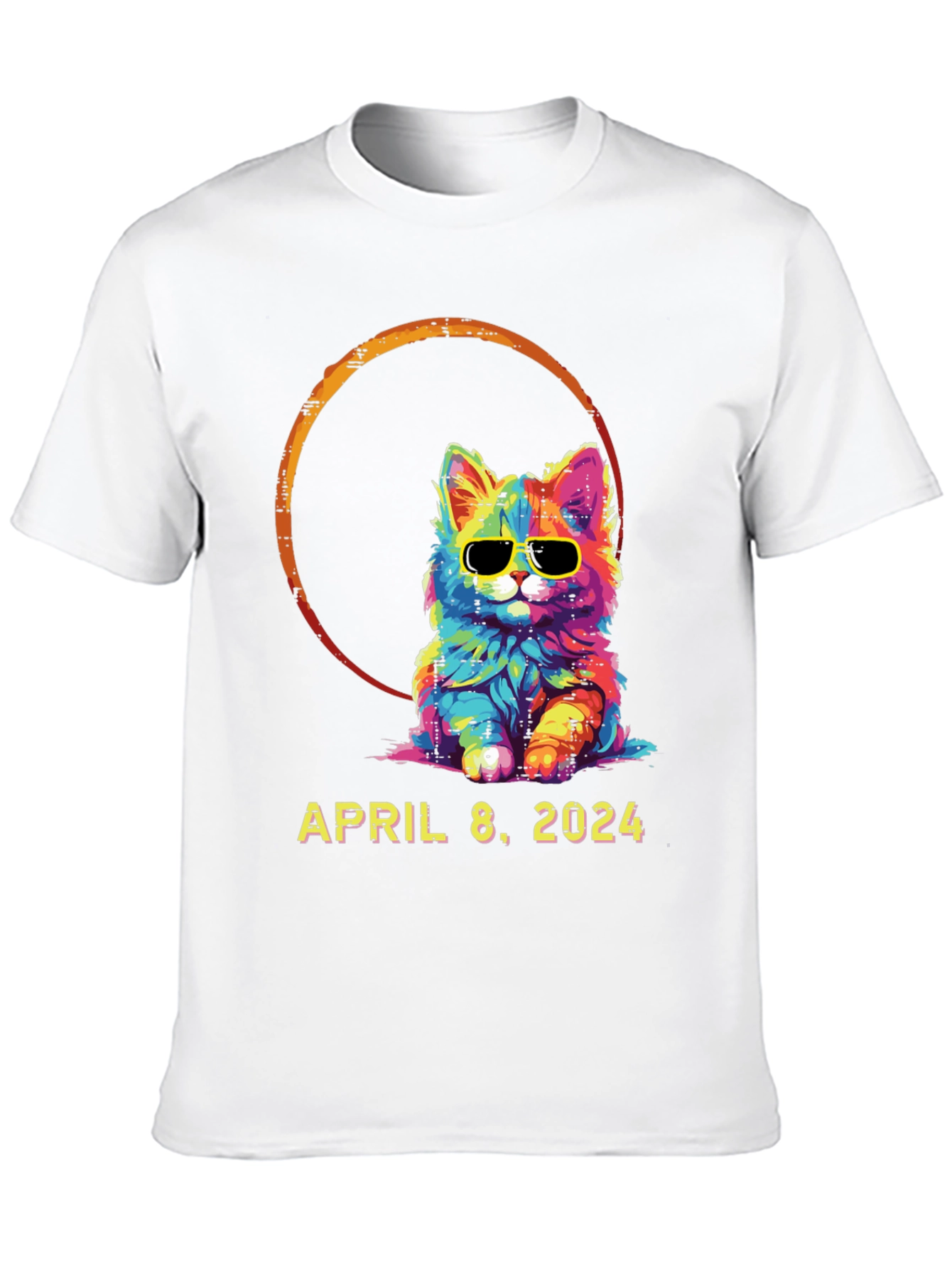 April 8 2024 Eclipse Cat T-Shirt