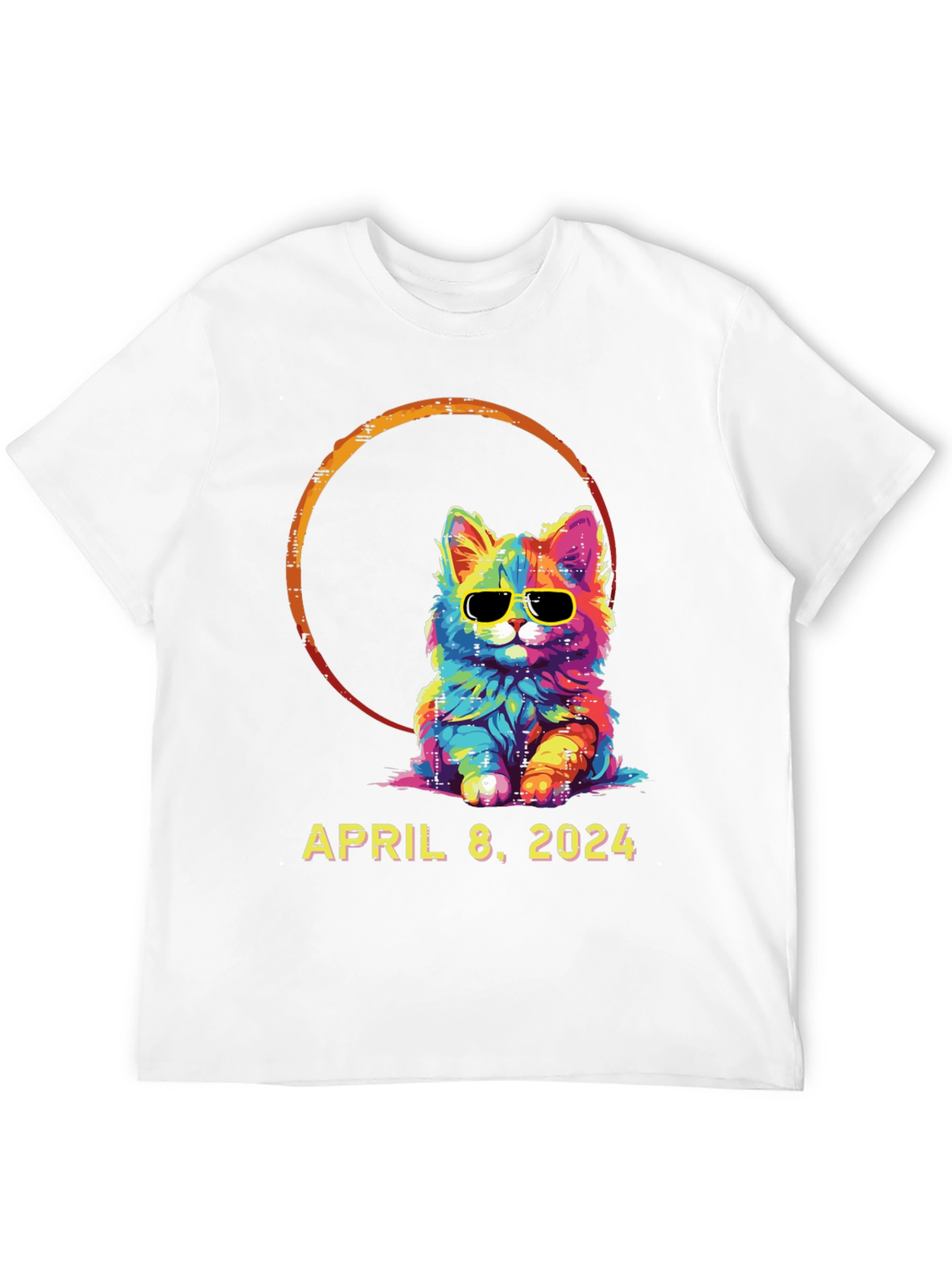 April 8 2024 Eclipse Cat T-Shirt