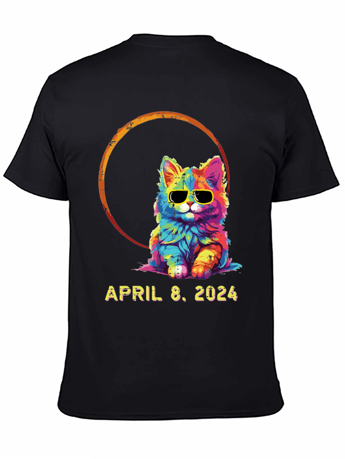 April 8 2024 Eclipse Cat T-Shirt