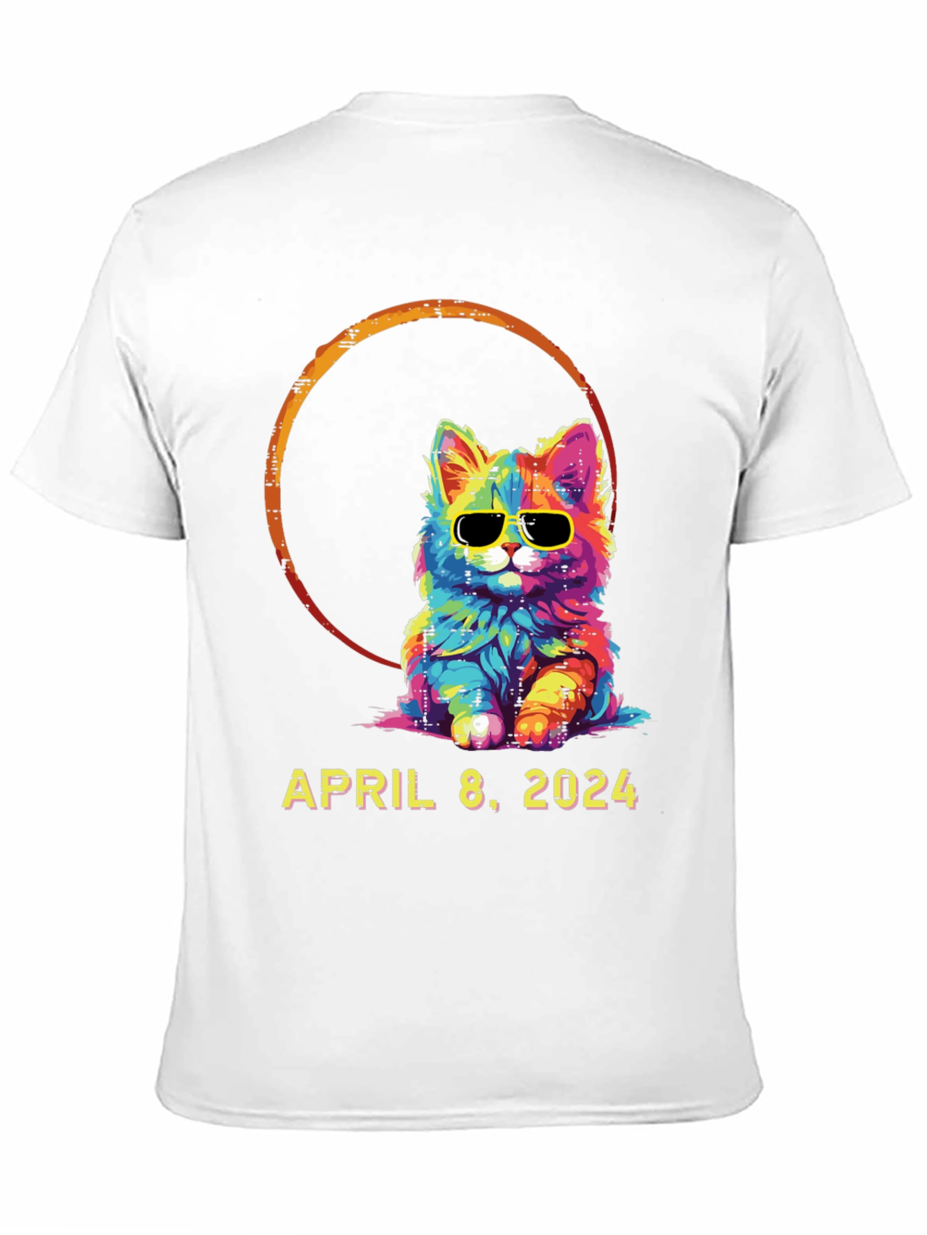 April 8 2024 Eclipse Cat T-Shirt