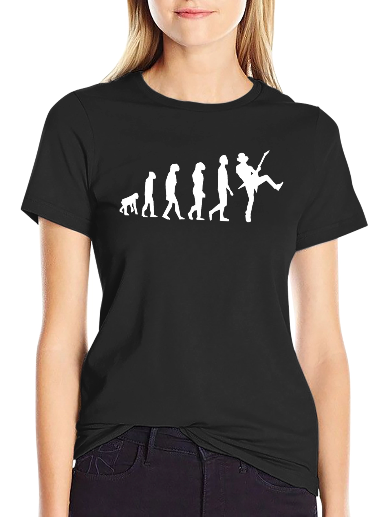 Evolution of Guitarist T-Shirt - Funny Music Tee