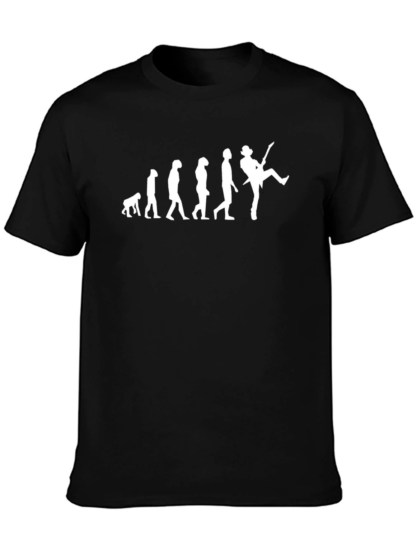Evolution of Guitarist T-Shirt - Funny Music Tee