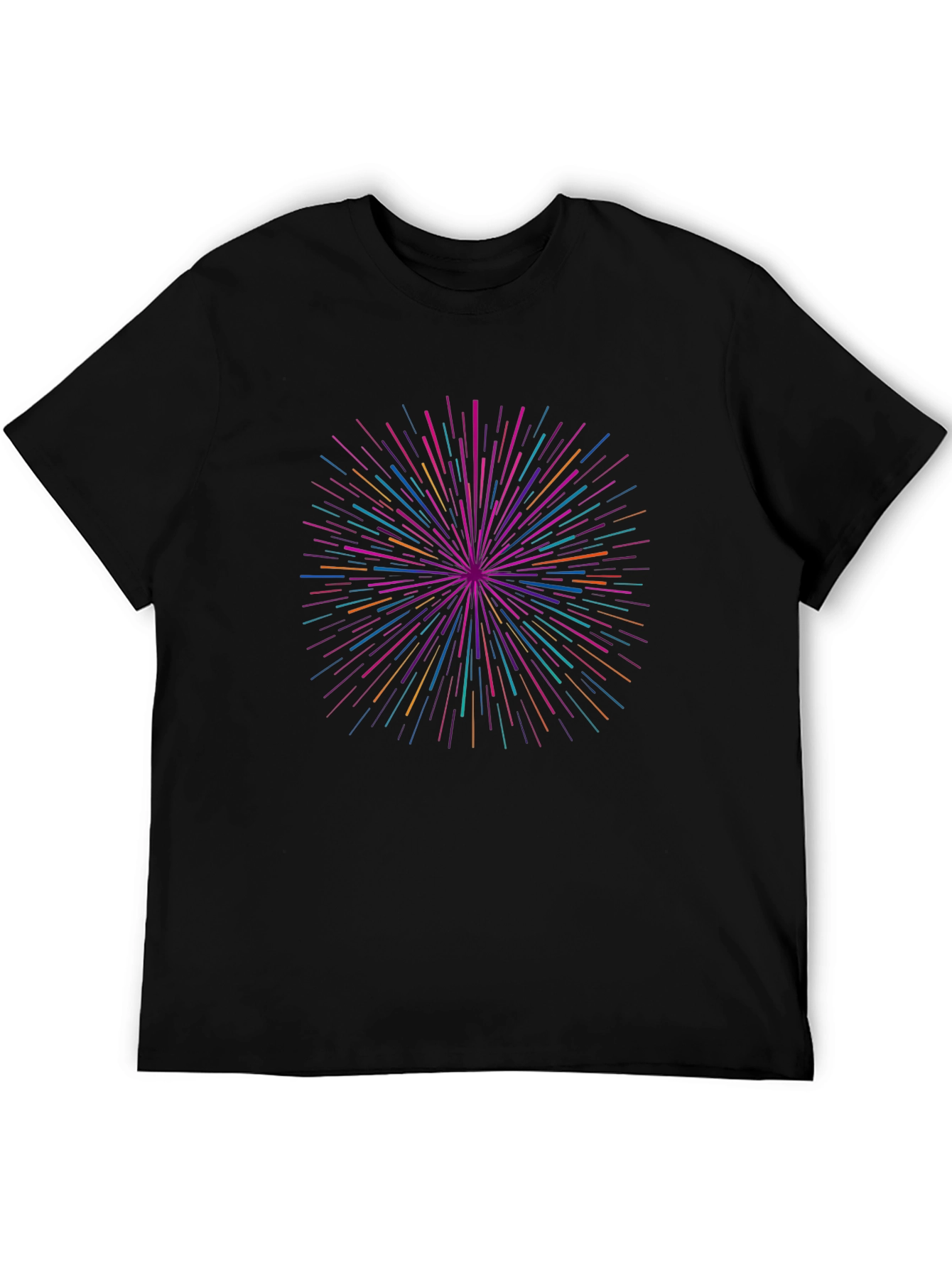 Starburst Graphic Black T-Shirt