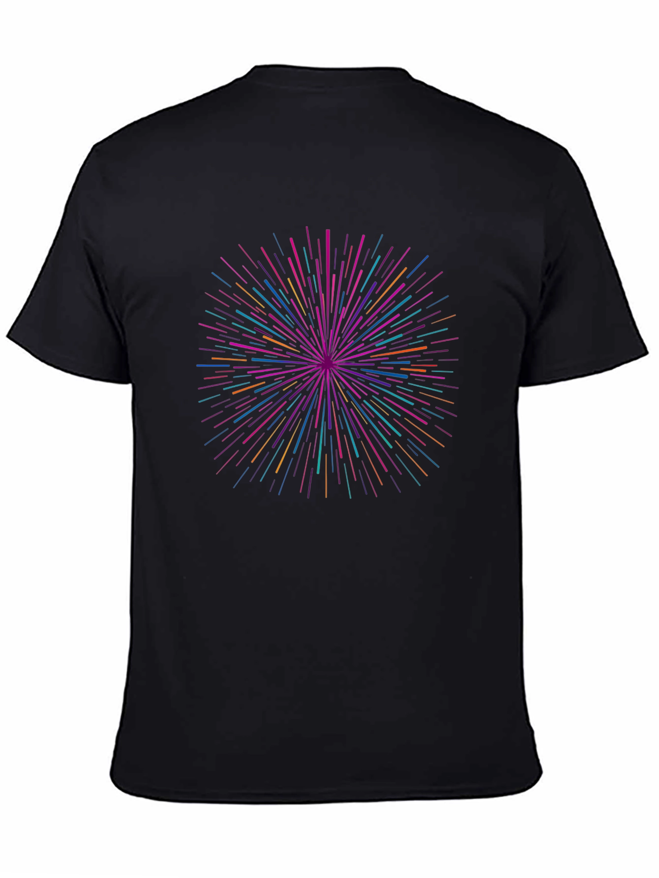 Starburst Graphic Black T-Shirt