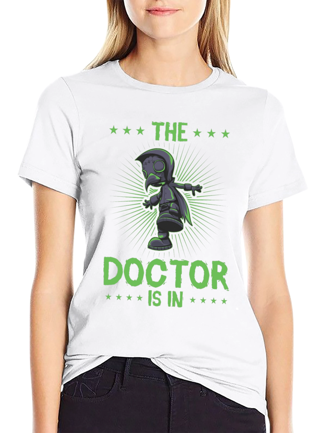 The Doctor Is In Plague Doctor T-Shirt